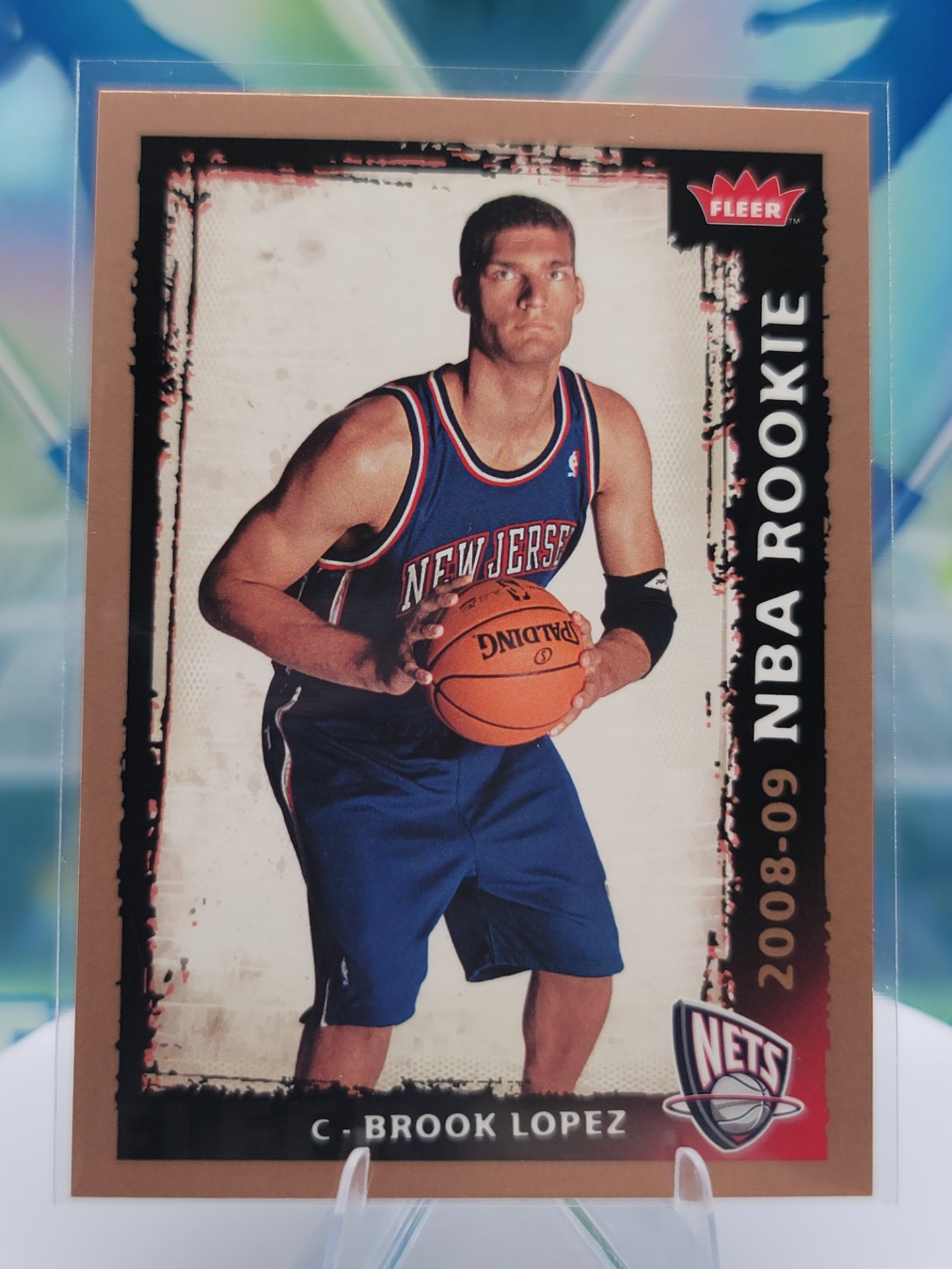 2009 Fleer Brook Lopez — 2009 Fleer Base Brook Lopez