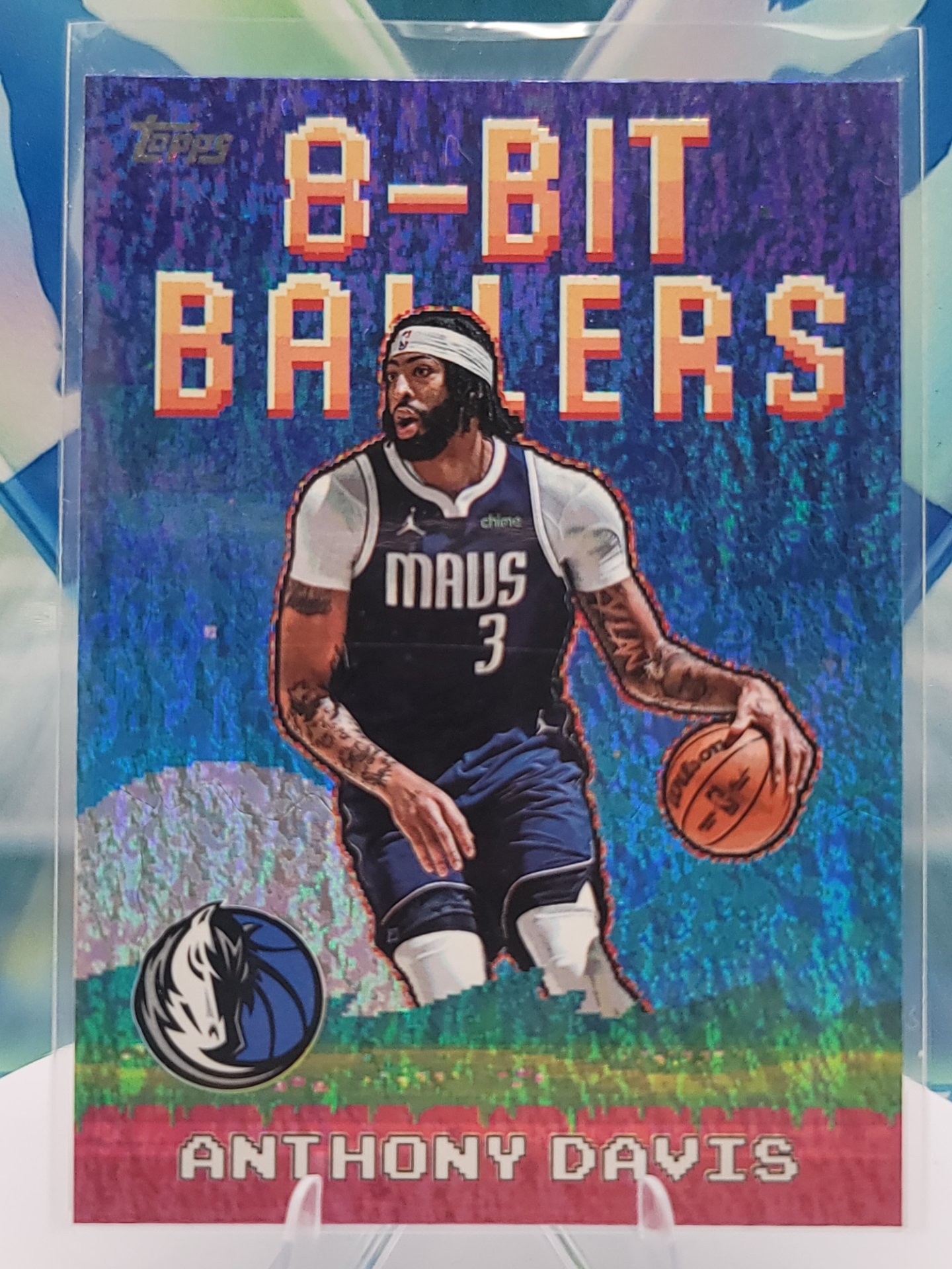 2025 Topps Topps Flagship Anthony Davis — 2025 Topps Topps Flagship 8-Bit Ballers Holofoil Anthony Davis