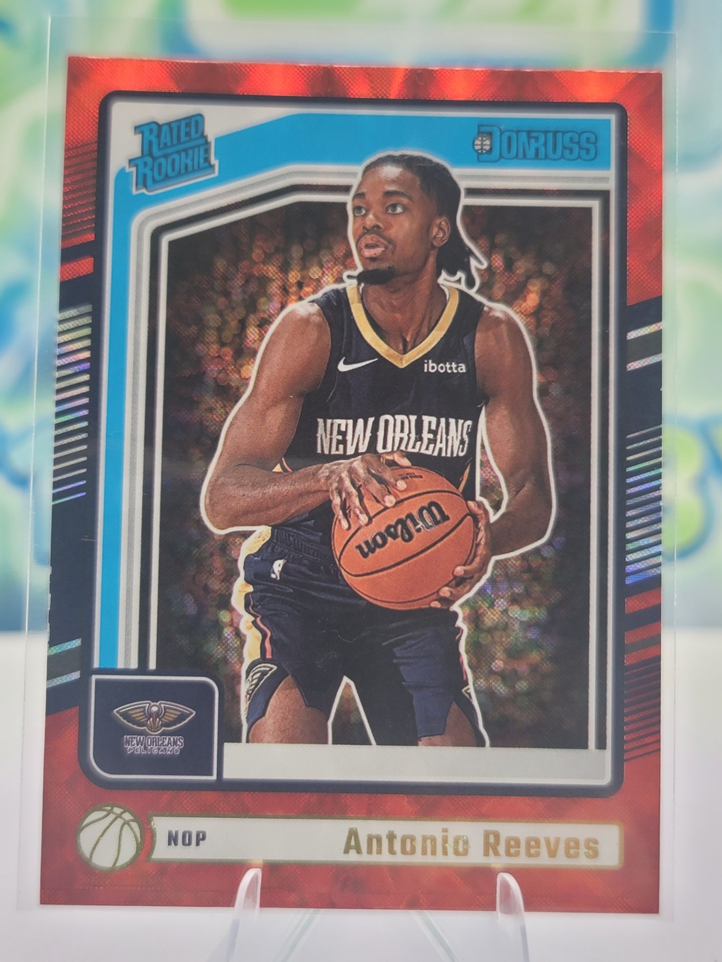 2025 Panini Donruss Antonio Reeves — 2025 Panini Donruss Rated Rookie Red Wedges Antonio Reeves