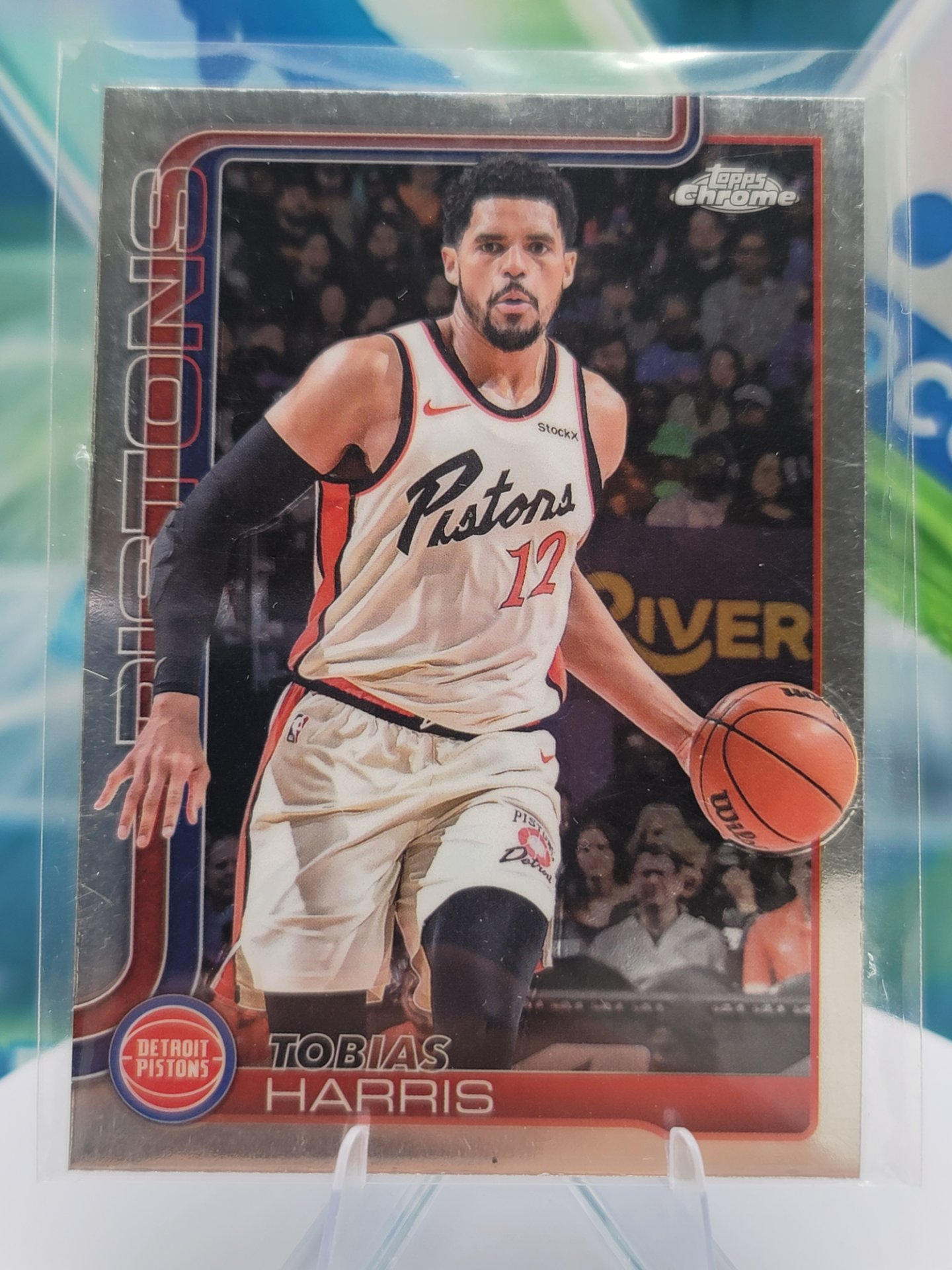 2025 Topps Topps Chrome Tobias Harris — 2025 Topps Topps Chrome Base Tobias Harris