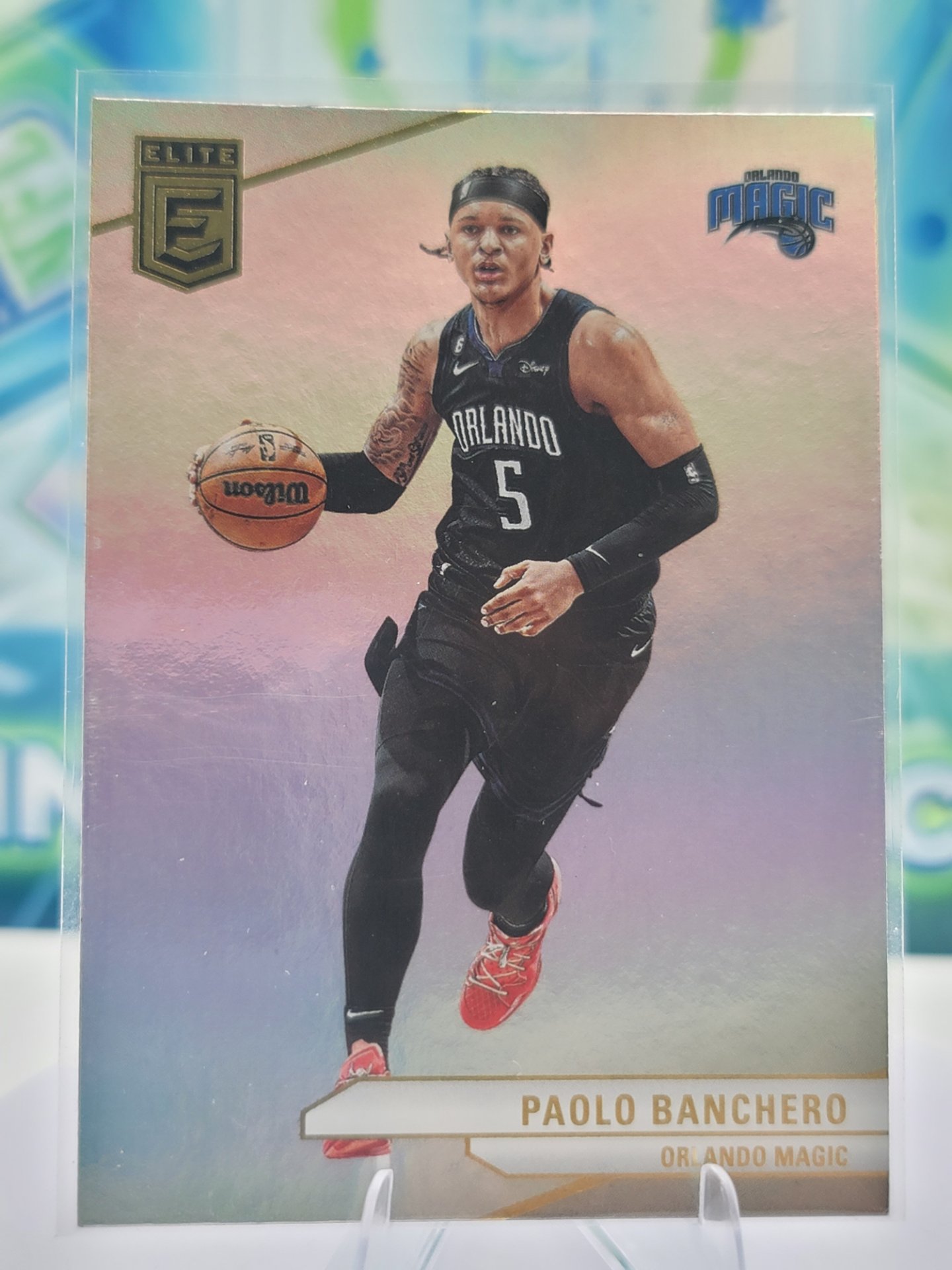 2024 Panini Donruss Elite Paolo Banchero — 2024 Panini Donruss Elite Refractor Paolo Banchero