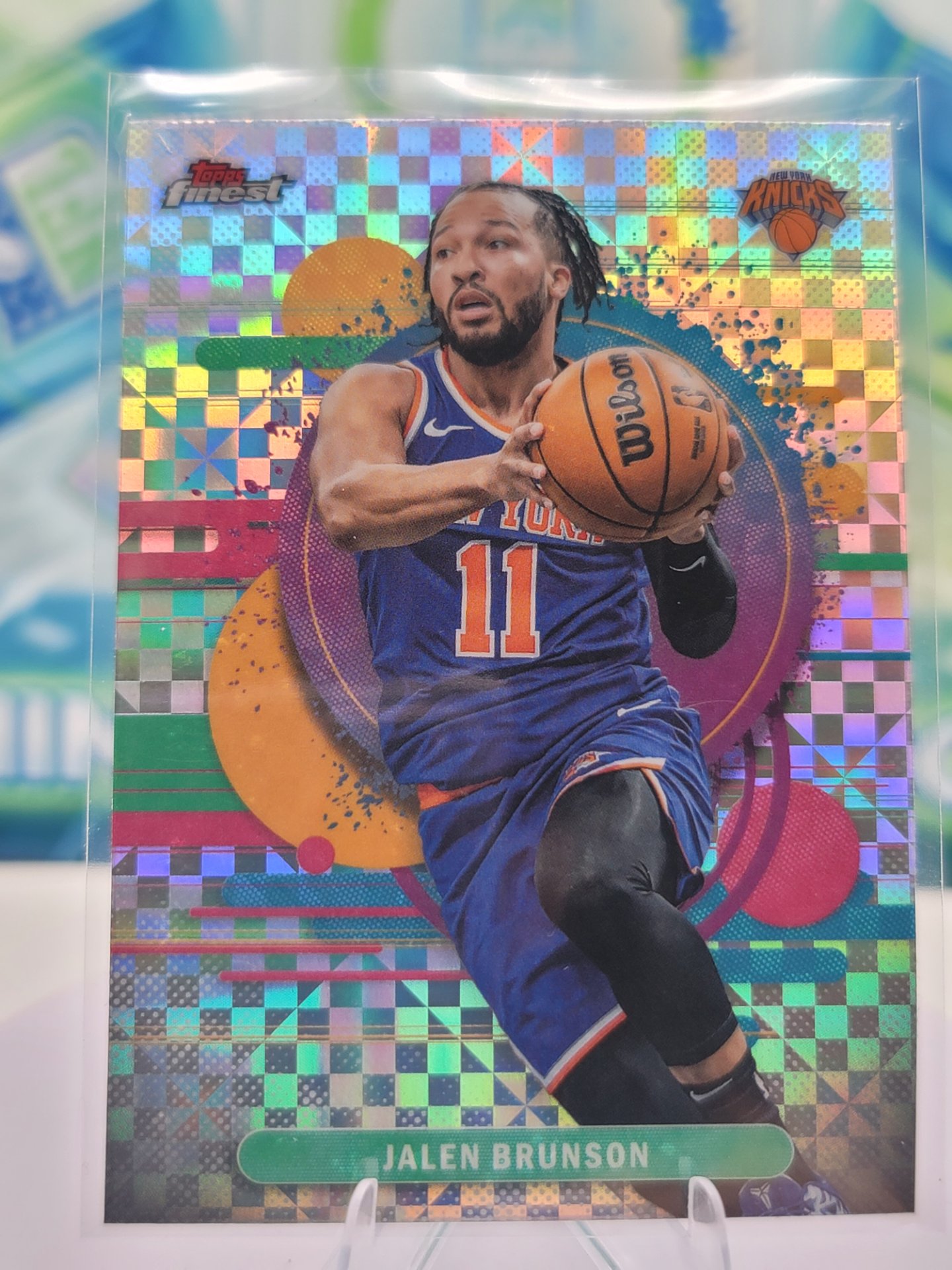 2026 Topps Topps Finest Jalen Brunson — 2026 Topps Topps Finest Uncommon X-Fractor Jalen Brunson