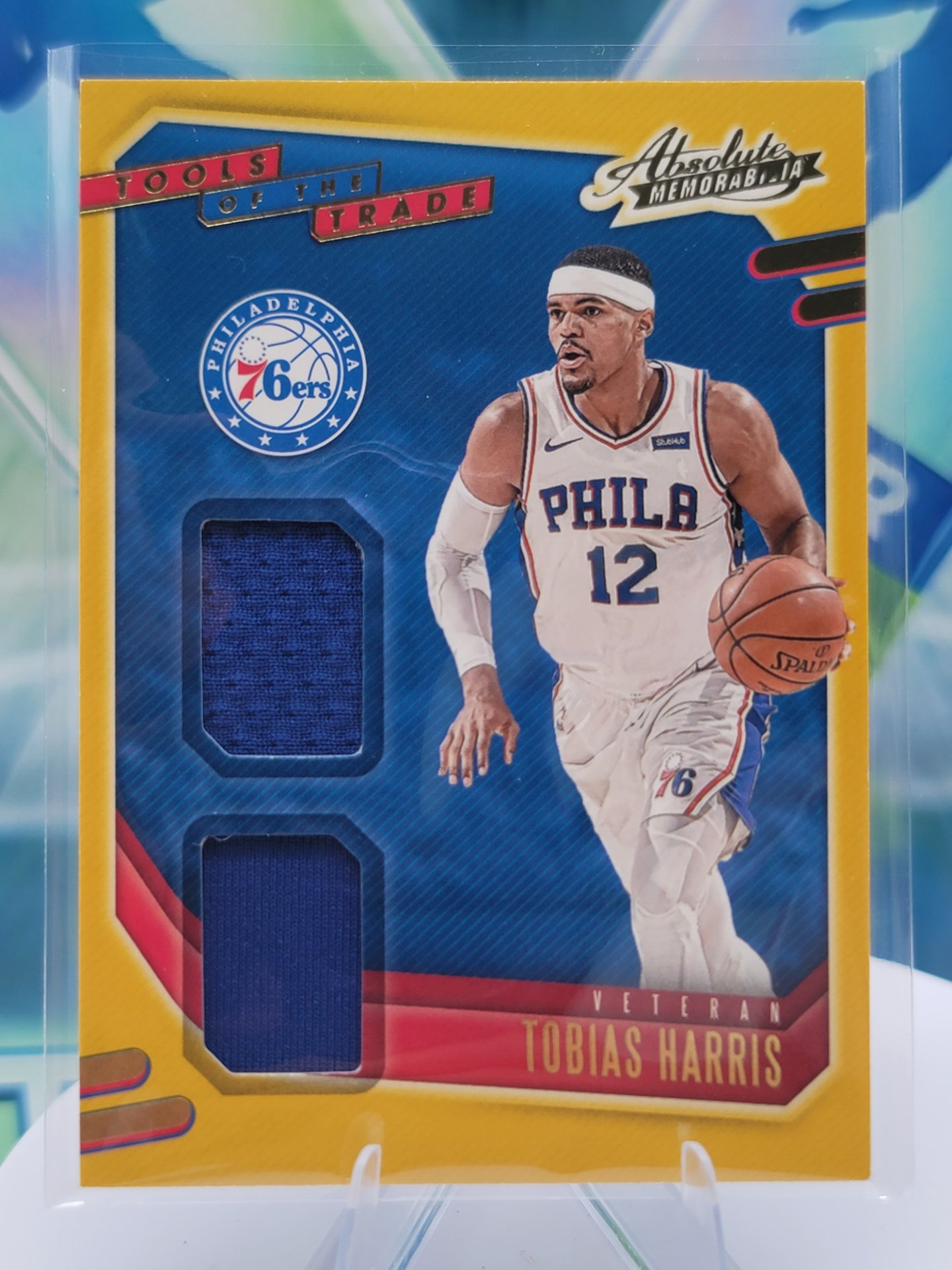 2021 Panini Absolute Memorabilia Tobias Harris — 2021 Panini Absolute Memorabilia Tools of the Trade Patch Tobias Harris Patch/Memorabilia
