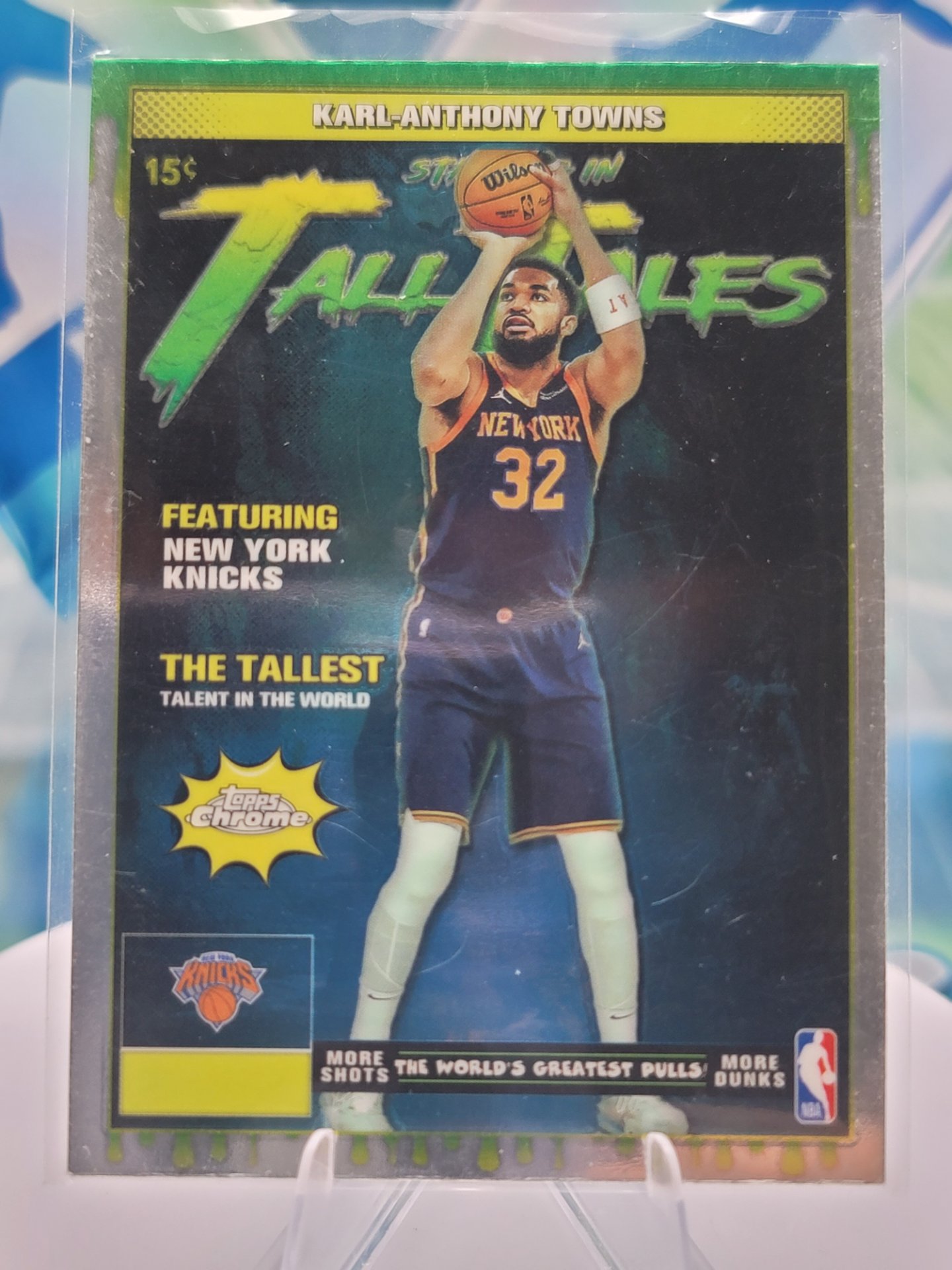 2025 Topps Topps Chrome Karl-Anthony Towns — 2025 Topps Topps Chrome Tall Tales Karl-Anthony Towns