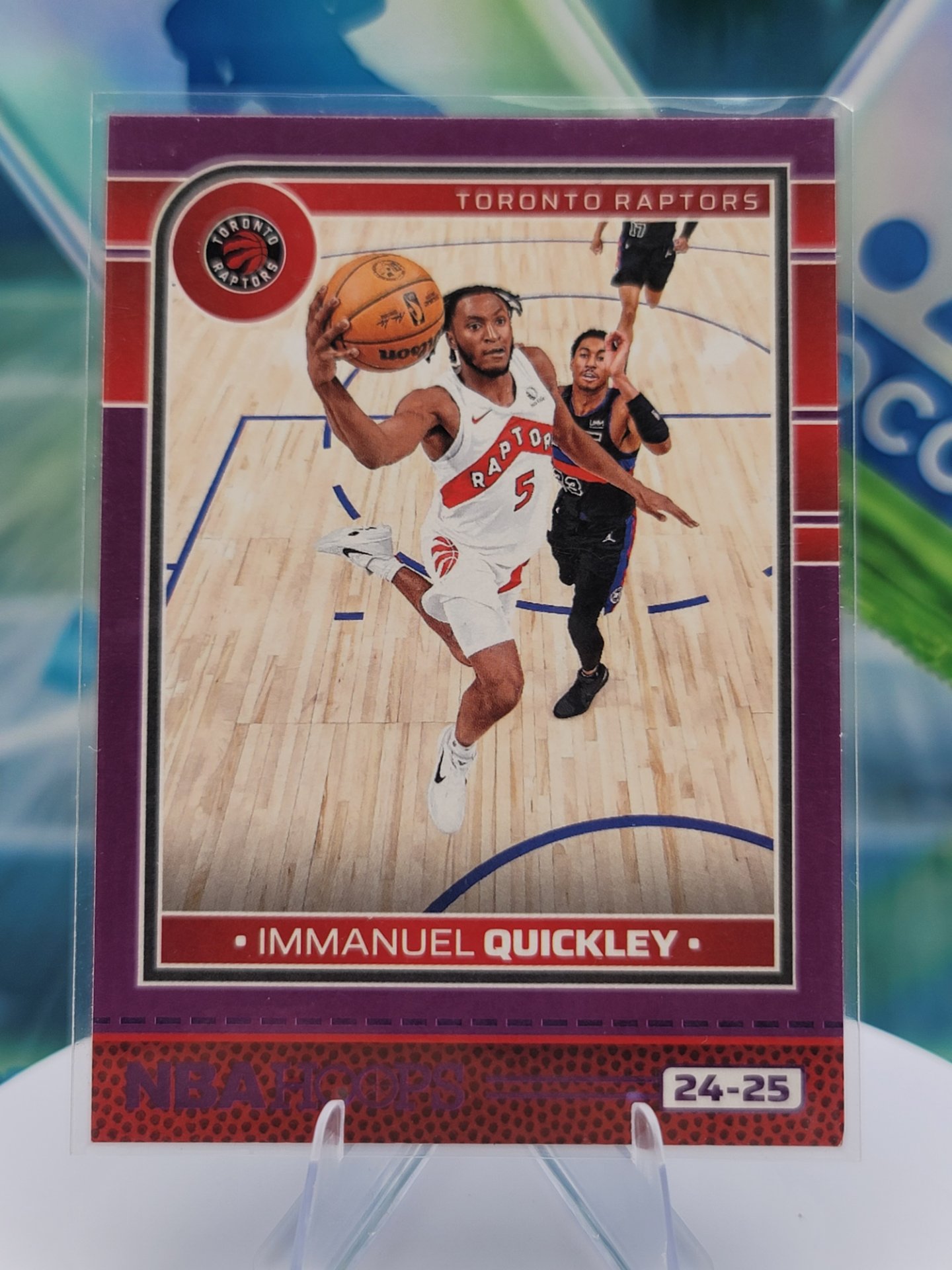 2025 Panini NBA Hoops Immanuel Quickley — 2025 Panini NBA Hoops Purple Immanuel Quickley
