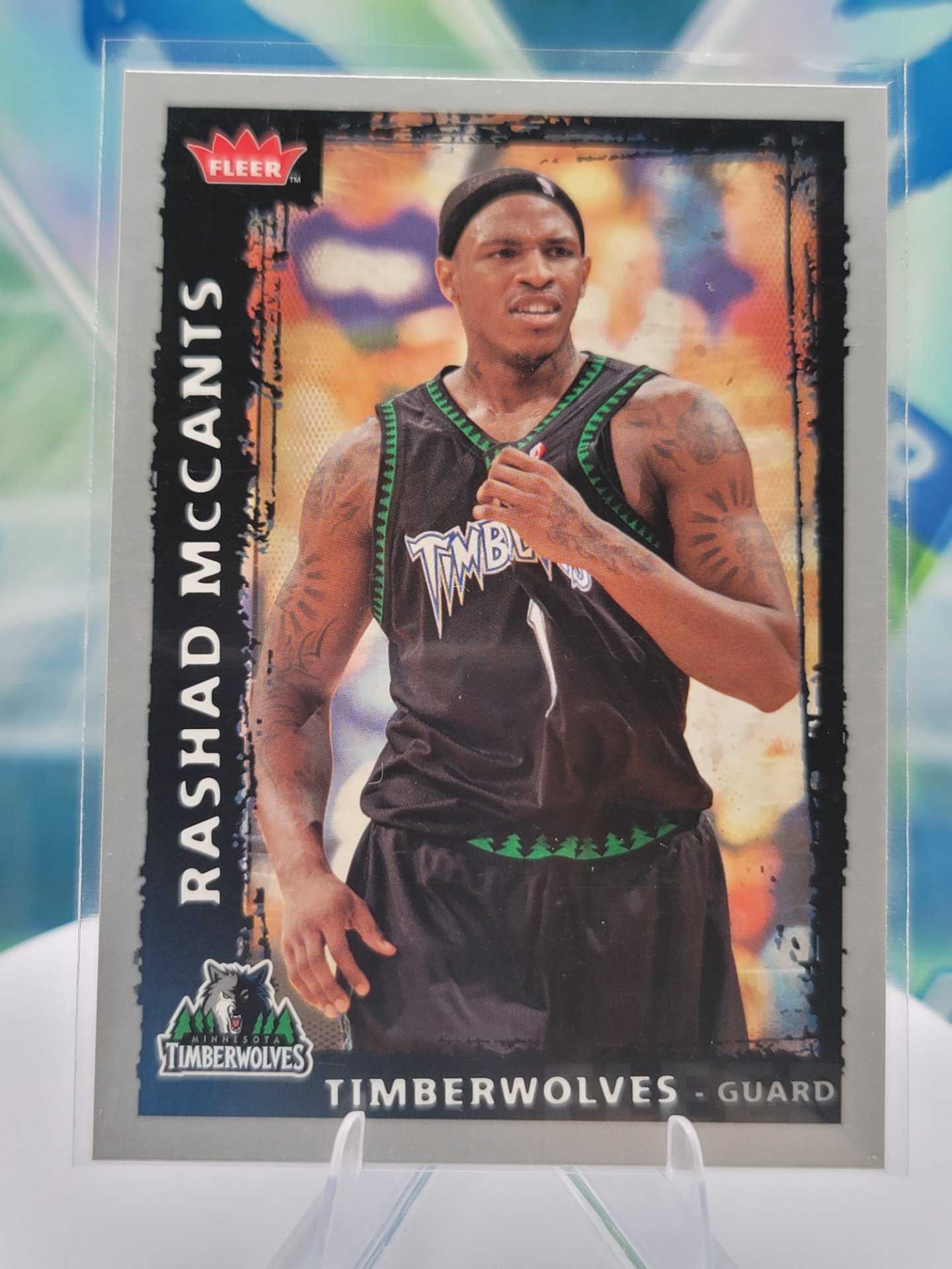 2009 Fleer Rashad McCants — 2009 Fleer Base Rashad McCants