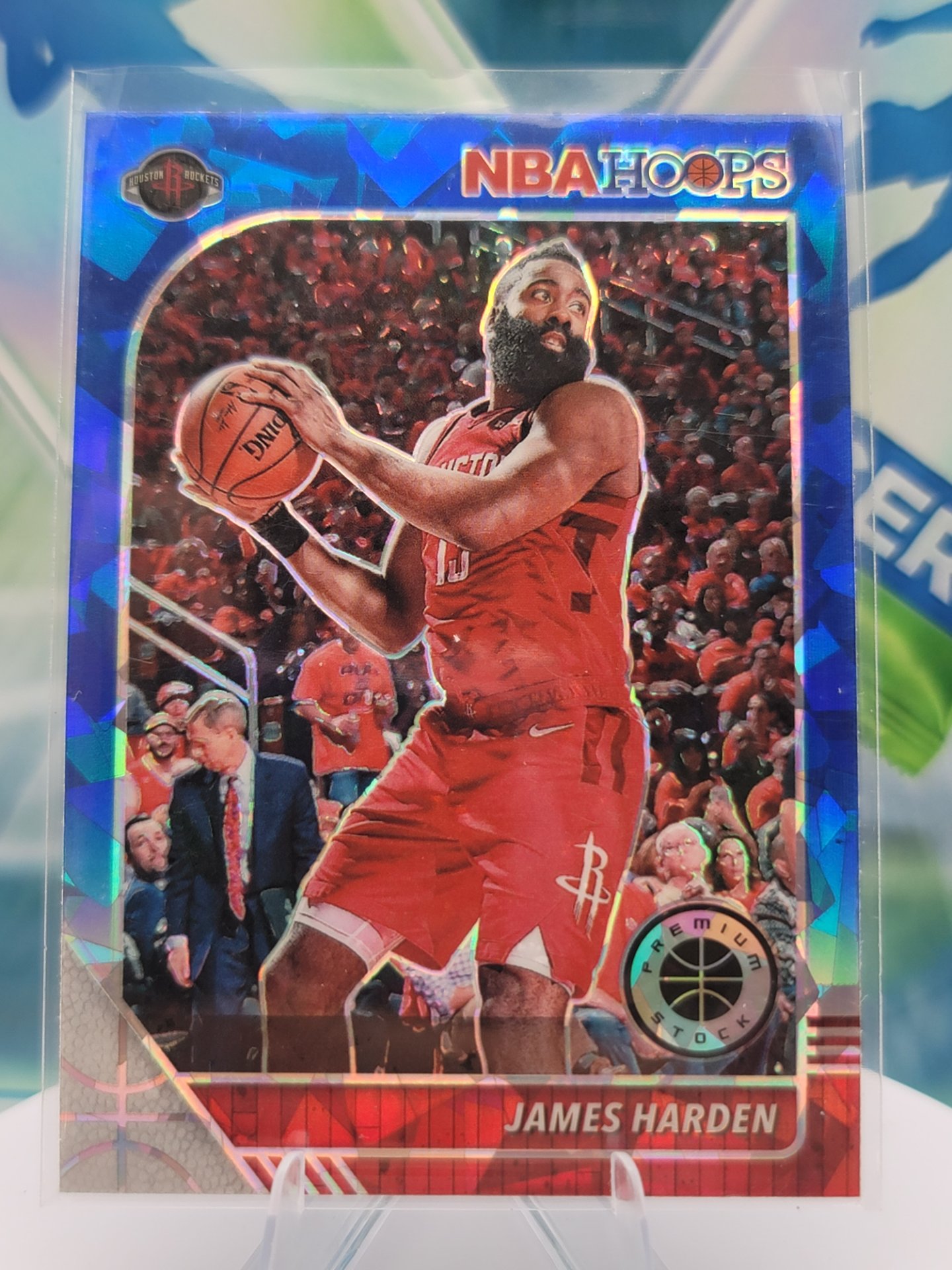 2020 Panini NBA Hoops James Harden — 2020 Panini NBA Hoops Premium Stock Diamante James Harden