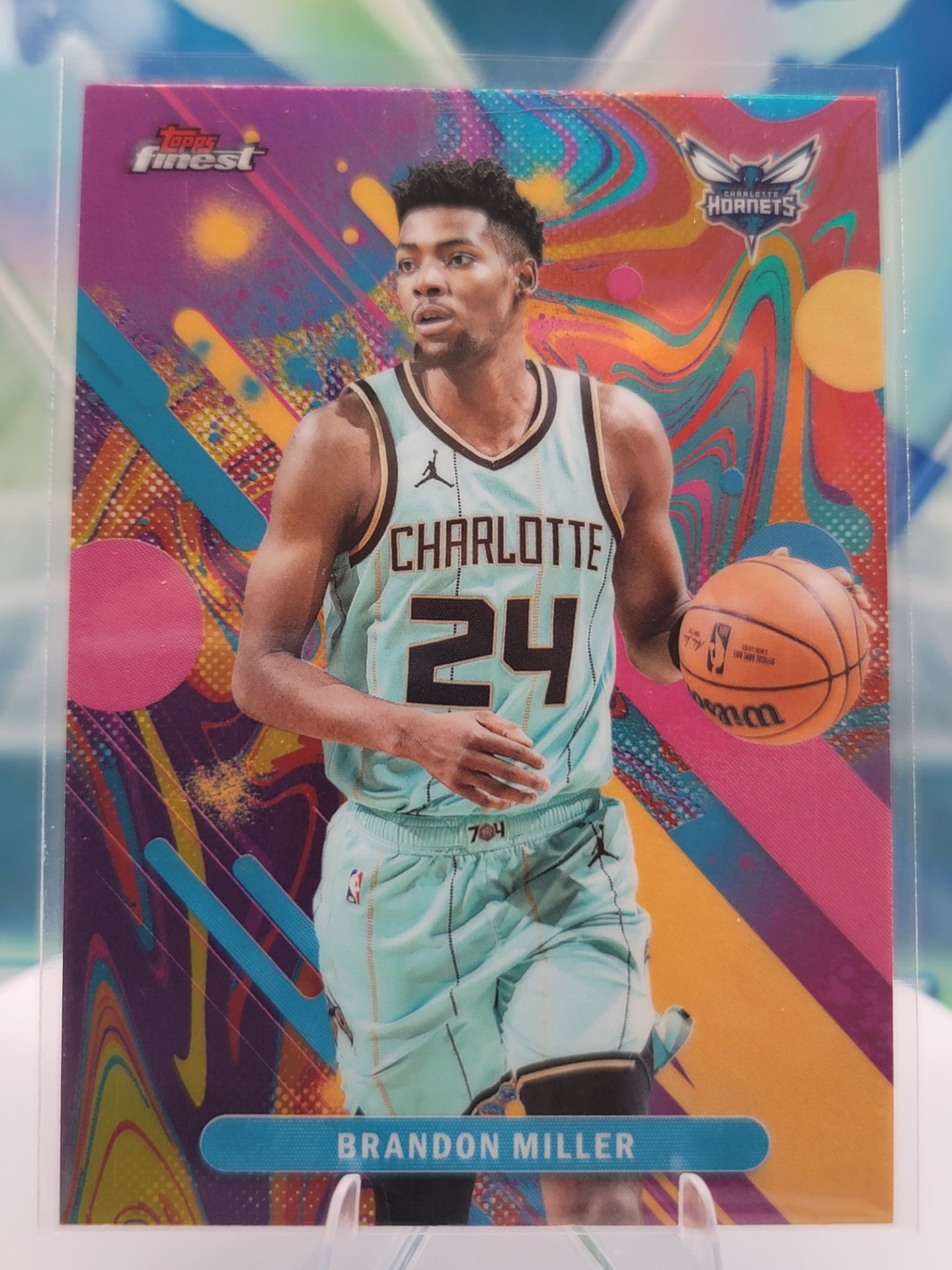 2026 Topps Topps Finest Brandon Miller — 2026 Topps Topps Finest Common Oil Spill Brandon Miller