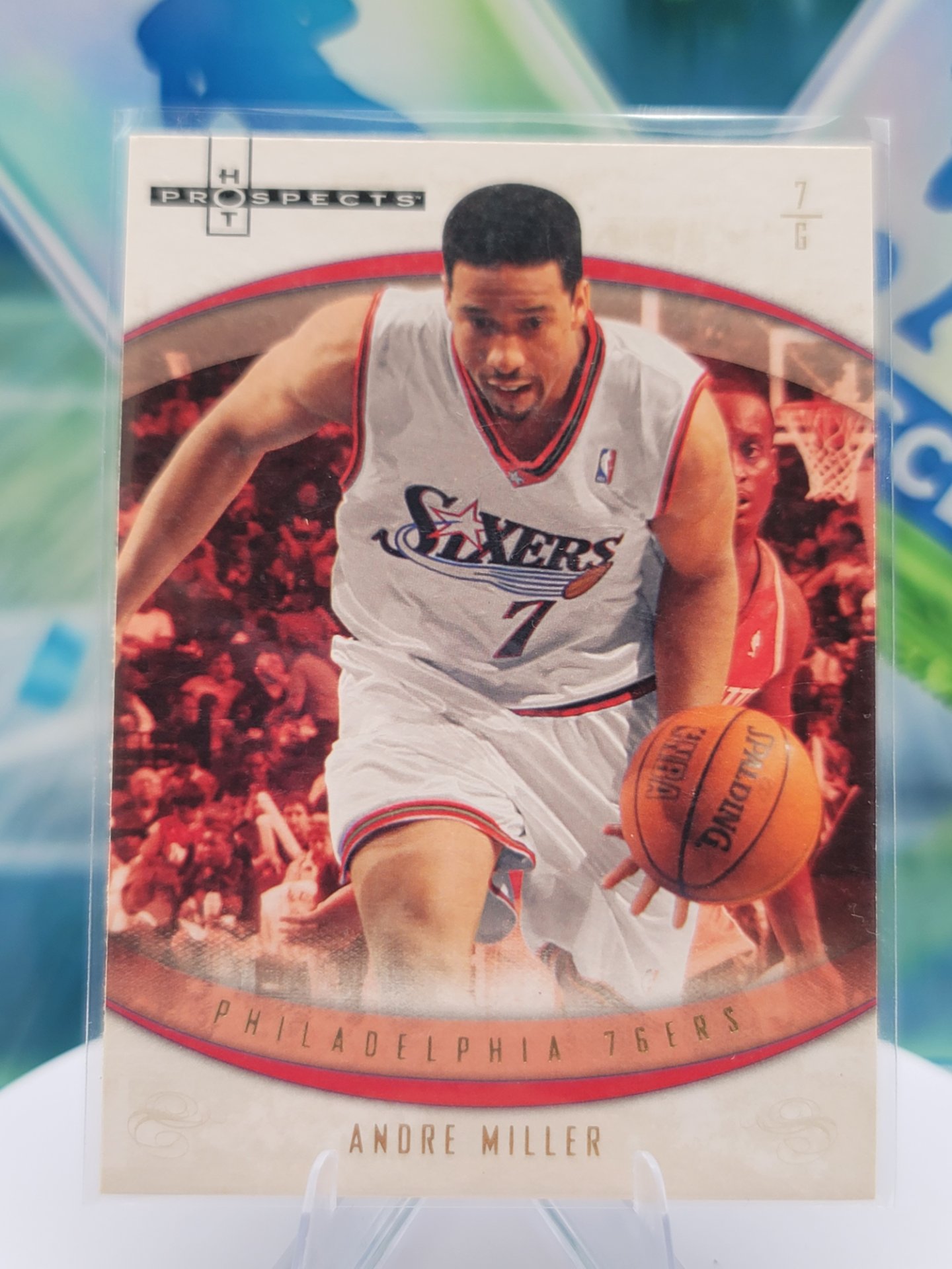 2008 Fleer NBA Hoops Andre Miller — 2008 Fleer NBA Hoops Hot Prospect Andre Miller