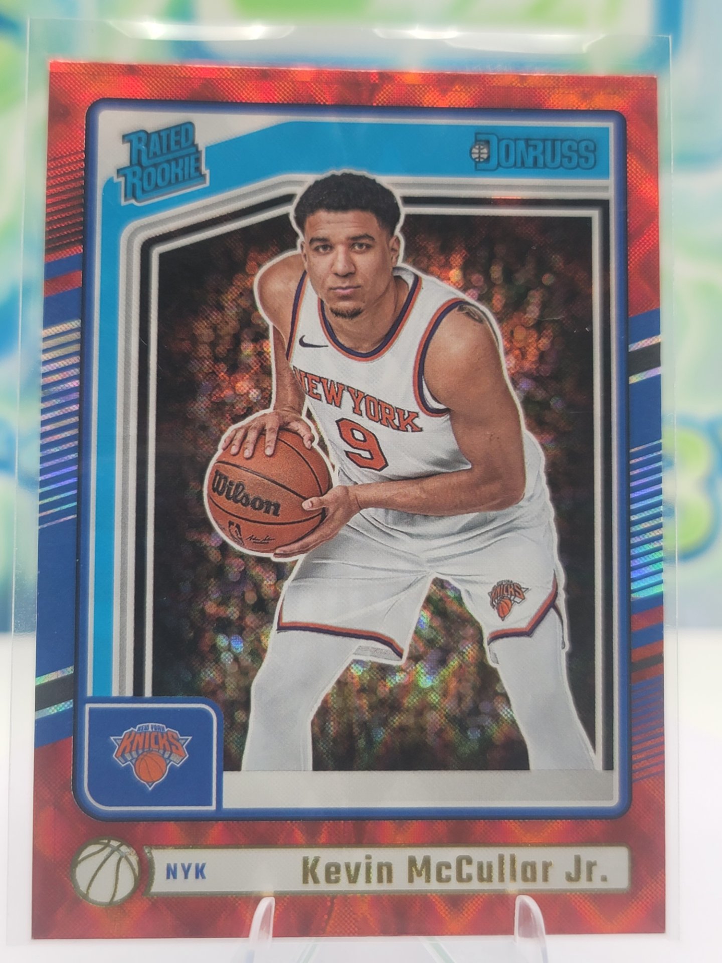 2025 Panini Donruss Kevin McCullar Jr — 2025 Panini Donruss Rated Rookie Red Wedges Kevin McCullar Jr