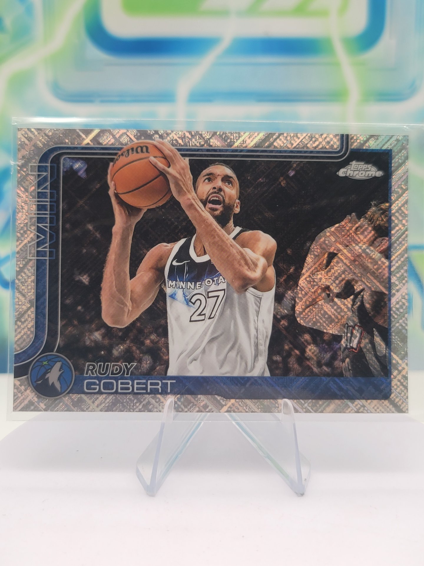 2025 Topps Topps Chrome Rudy Gobert — 2025 Topps Topps Chrome Skylight Rudy Gobert