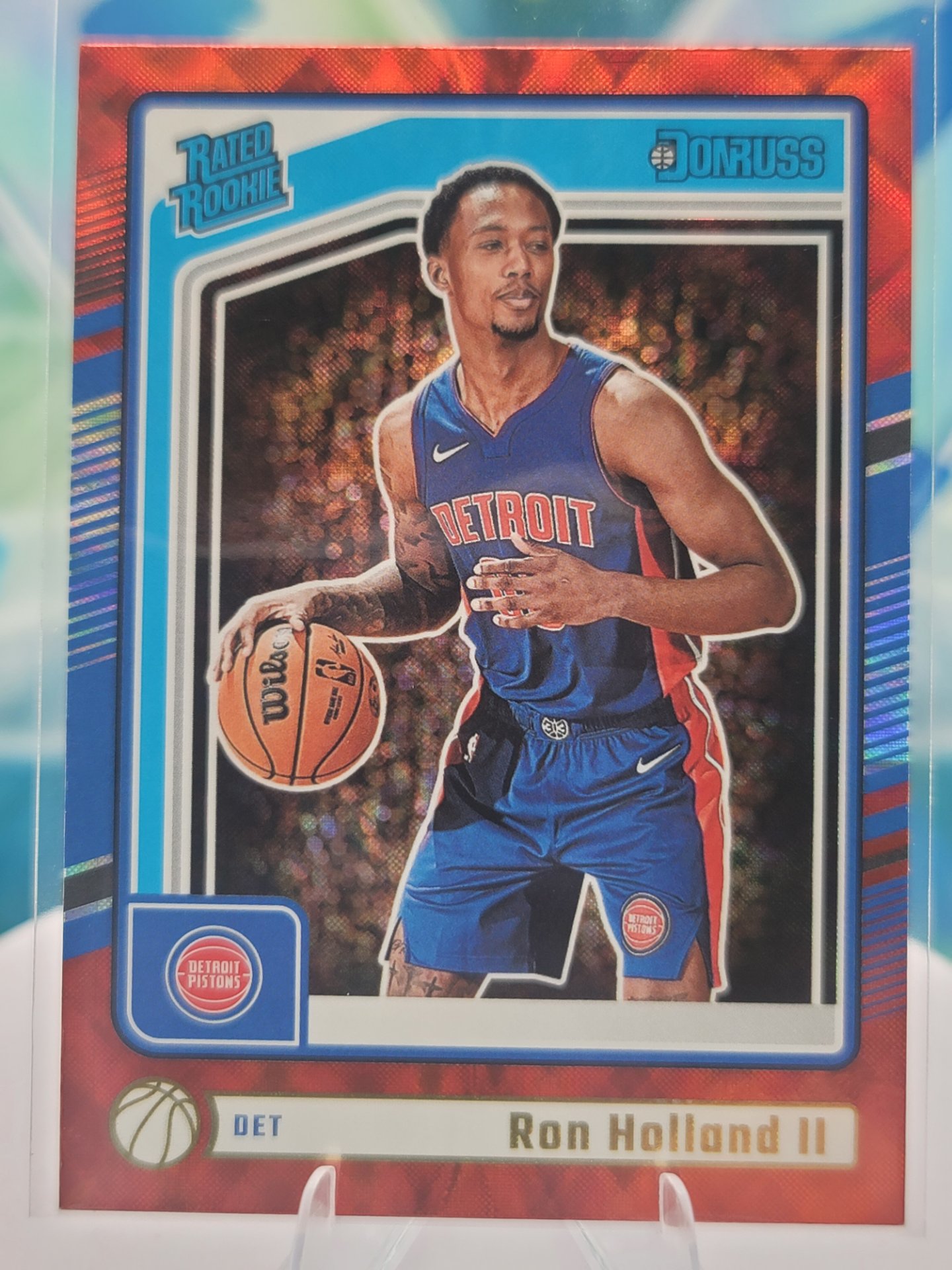 2025 Panini Donruss Ron Holland II — 2025 Panini Donruss Rated Rookie Red Wedges Ron Holland II