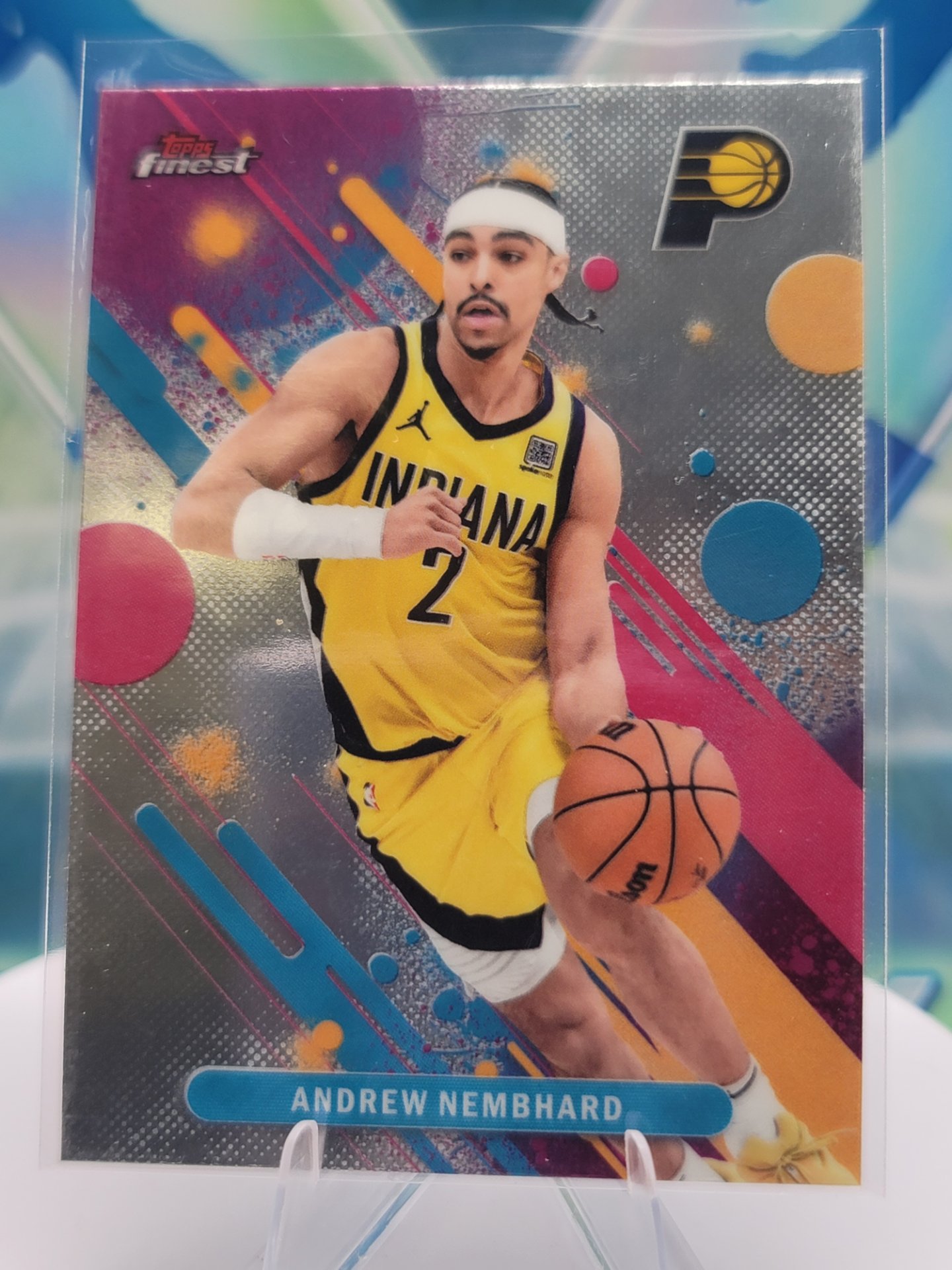 2025 Topps Topps Finest Andrew Nembhard — 2025 Topps Topps Finest Common Andrew Nembhard