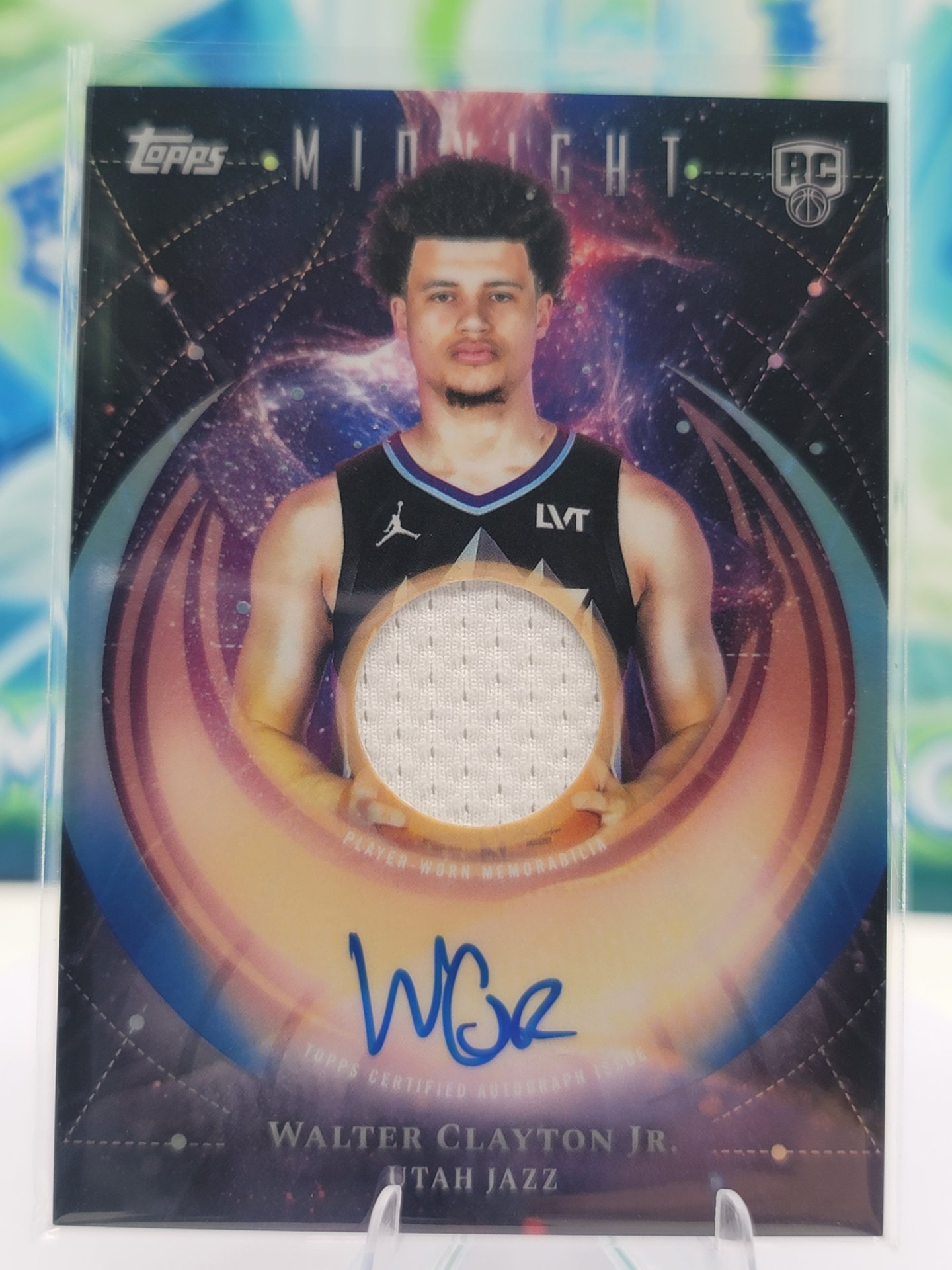 2025 Topps Topps Flagship Walter Clayton Jr. — 2025 Topps Topps Flagship Midgnight RPA Walter Clayton Jr. Rookie Autograph Patch/Memorabilia