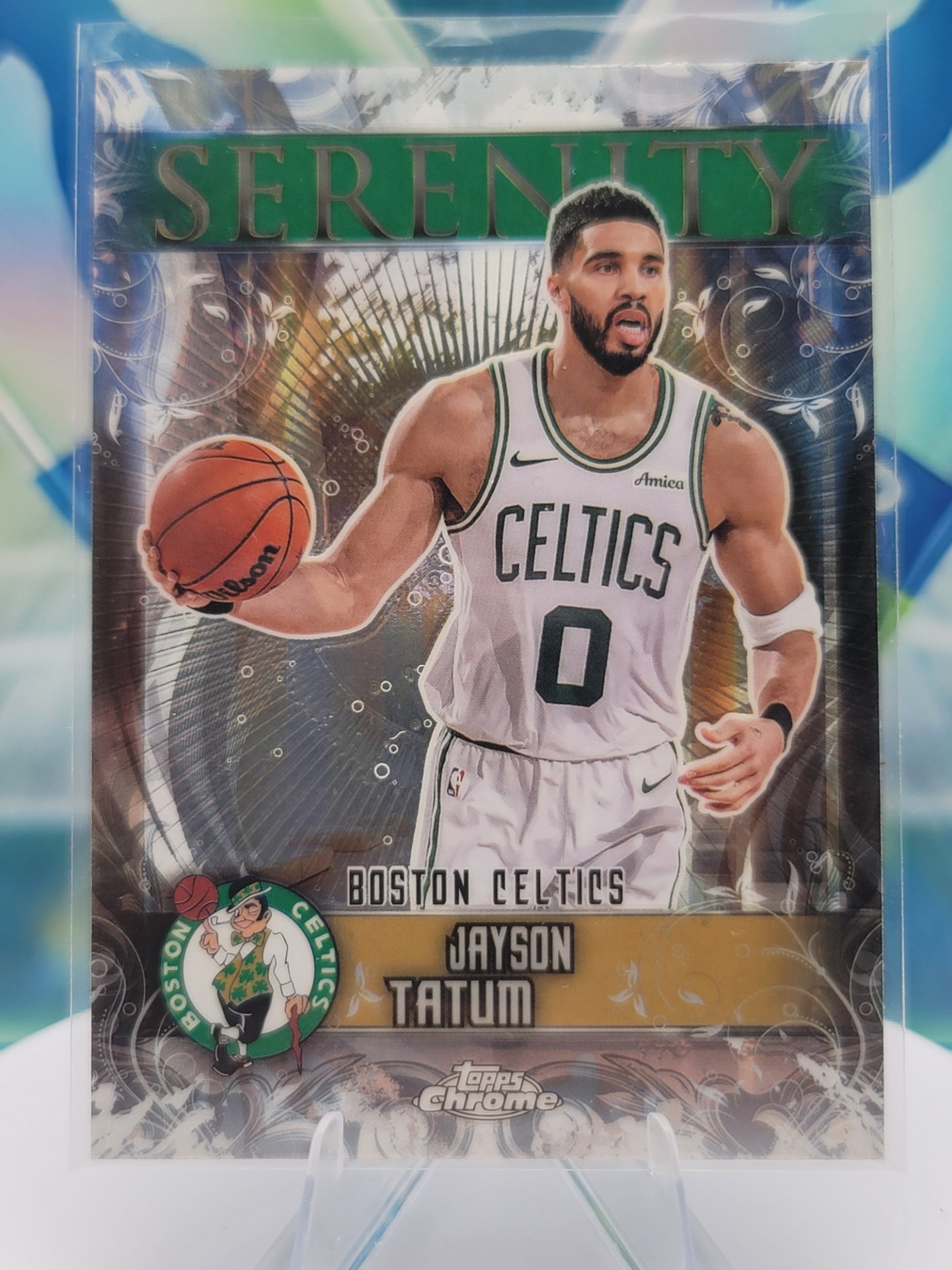 2025 Topps Topps Chrome Jayson Tatum — 2025 Topps Topps Chrome Serenity Jayson Tatum