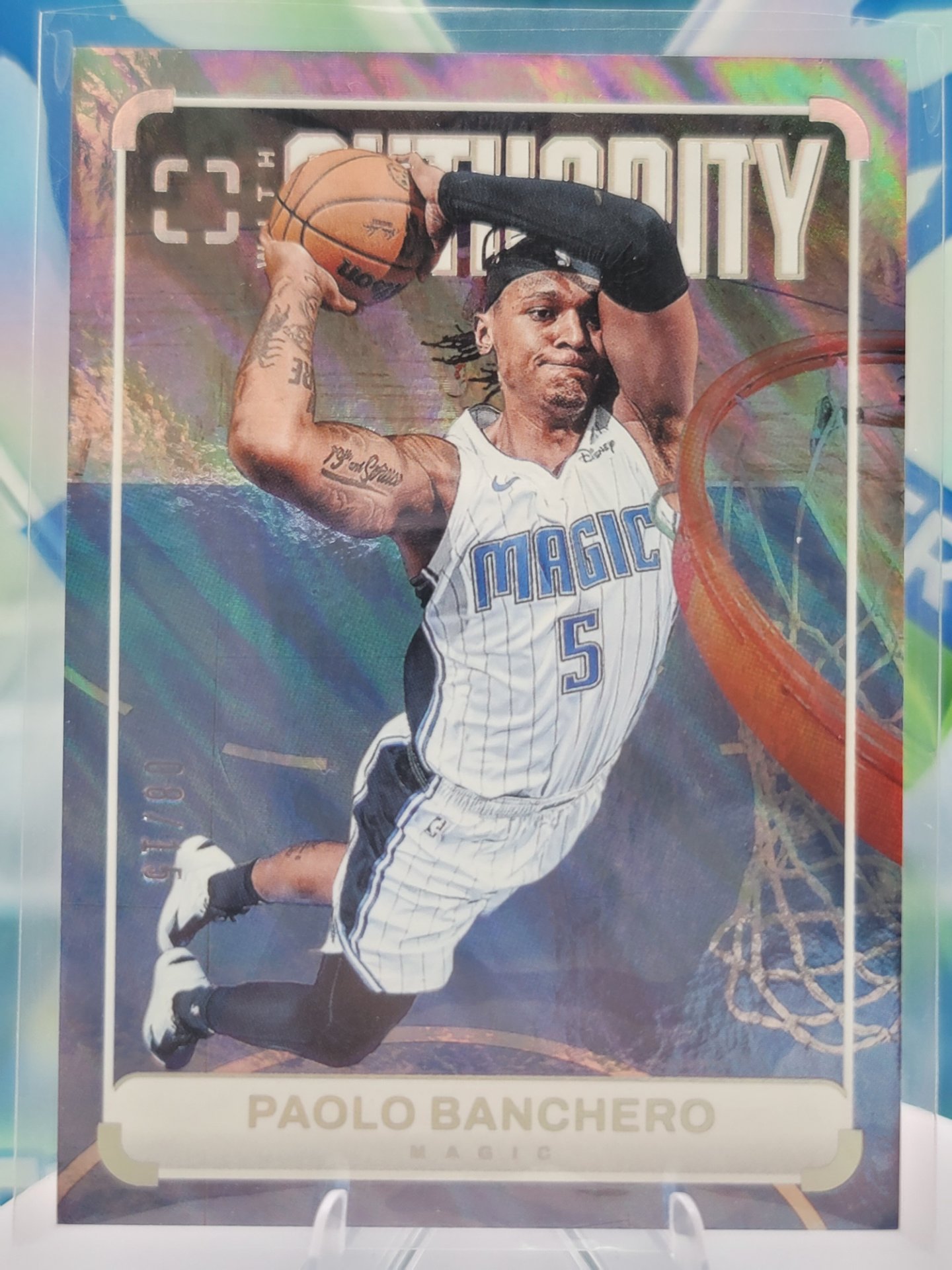 2025 Panini Photogenic Paolo Banchero — 2025 Panini Photogenic With Authority Lava Paolo Banchero #8 of 15