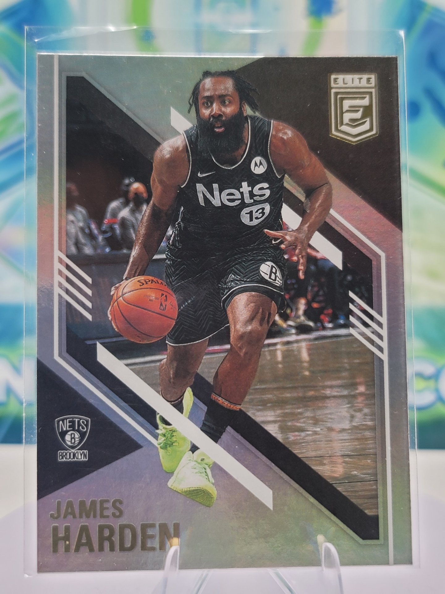 2021 Panini Donruss Elite James Harden — 2021 Panini Donruss Elite Refractor James Harden