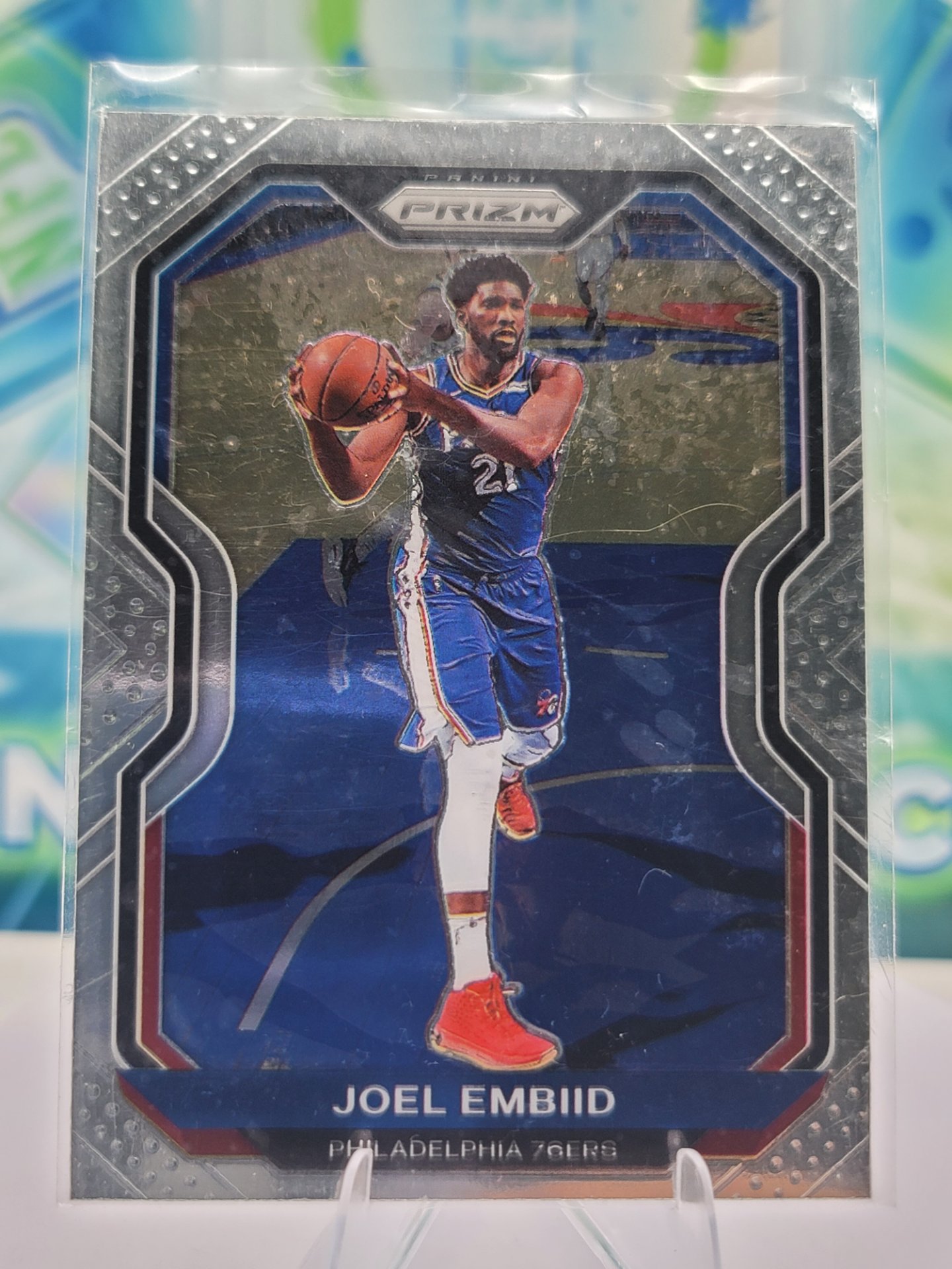 2021 Panini Prizm Joel Embiid — 2021 Panini Prizm Base Joel Embiid