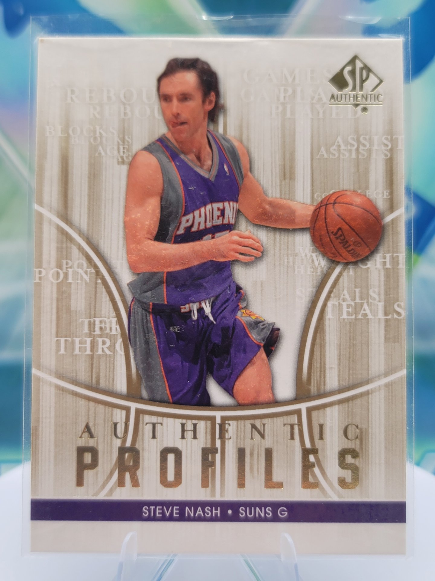 2009 Upper Deck SP Authentic Steve Nash — 2009 Upper Deck SP Authentic Authentic Profiles Steve Nash
