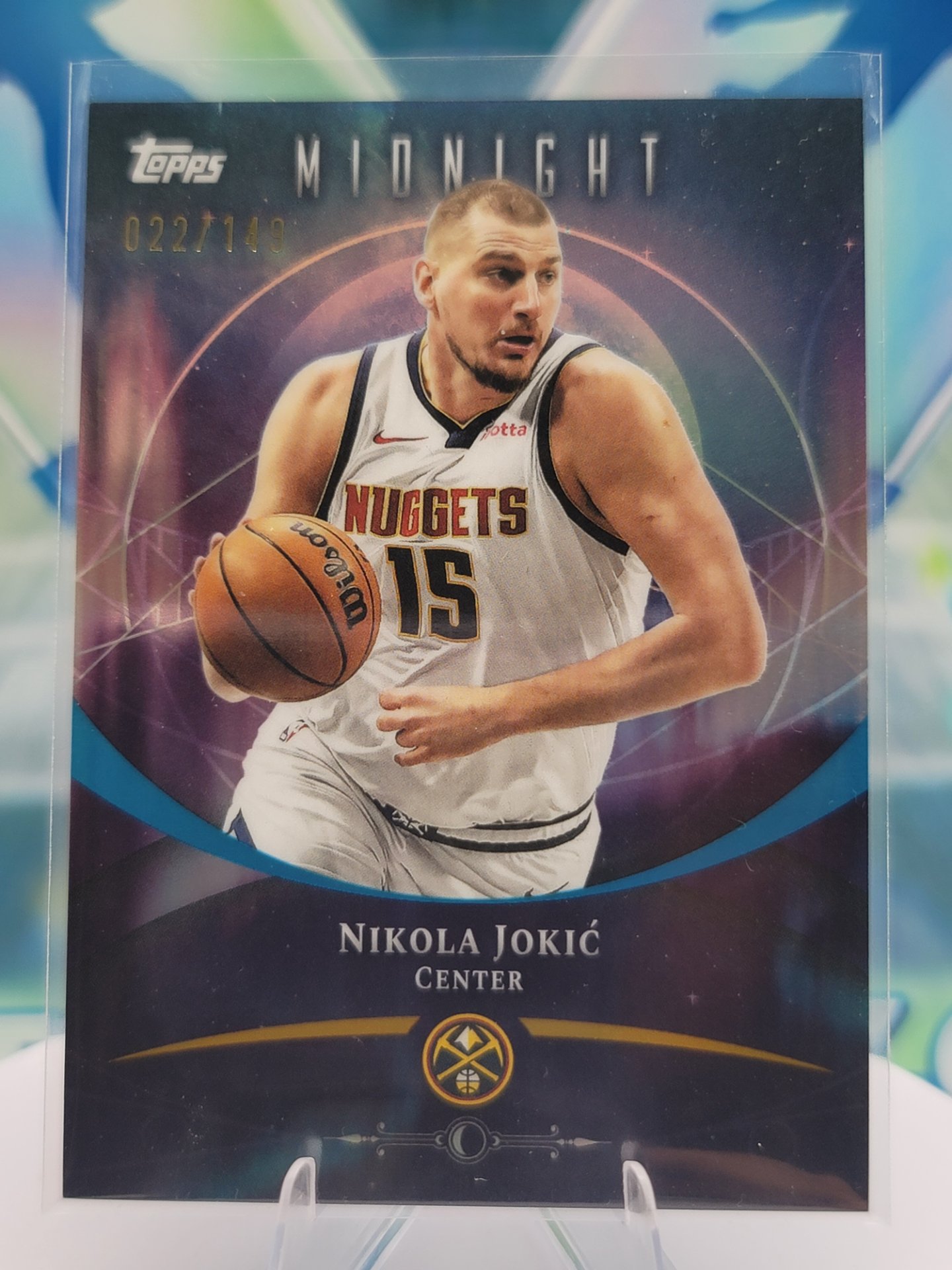2025 Topps Topps Flagship Nikola Jokic — 2025 Topps Topps Flagship Midnight Nikola Jokic #22 of 149