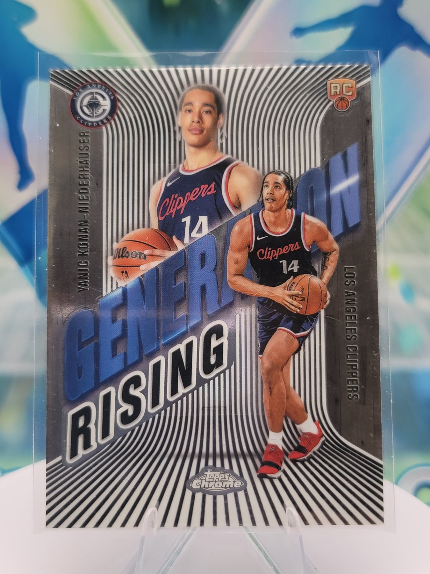 2025 Topps Topps Chrome Yanic Konan Niederhauser — 2025 Topps Topps Chrome Generation rising Yanic Konan Niederhauser Rookie