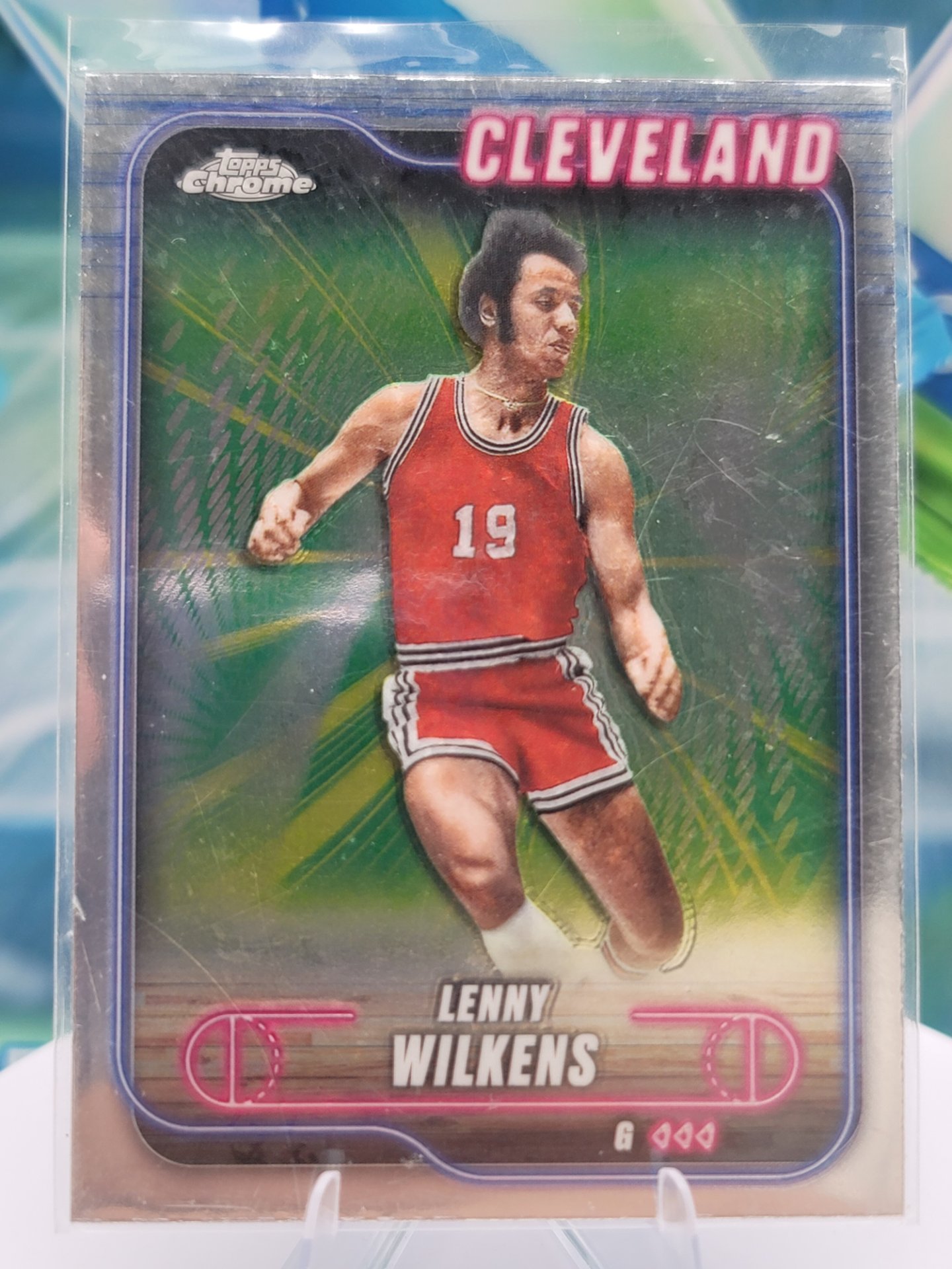 2025 Topps Topps Chrome Lenny Wilkens — 2025 Topps Topps Chrome Base Lenny Wilkens