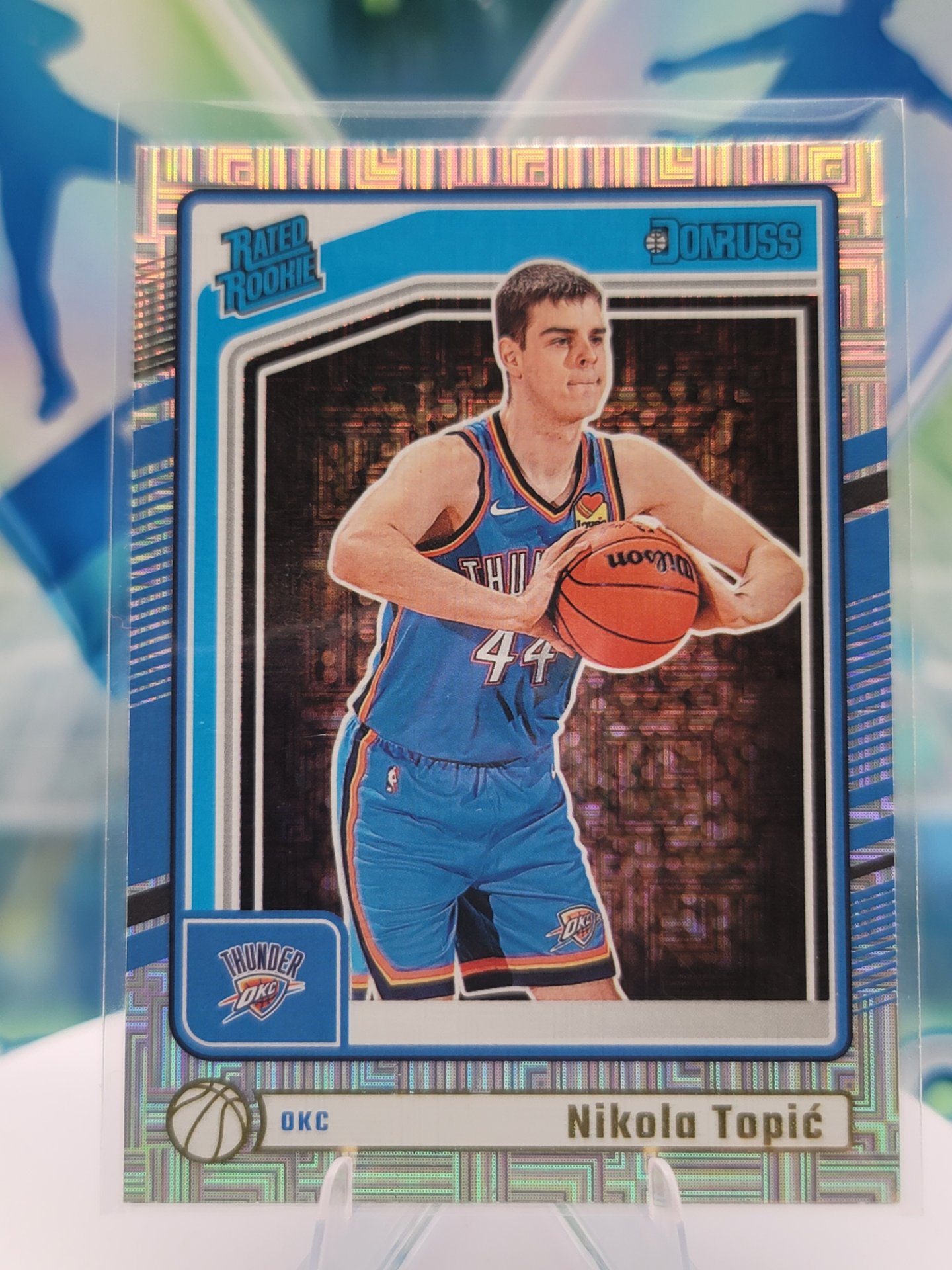 2025 Panini Donruss Nikola Topic — 2025 Panini Donruss Rated Rookies Mojo Refractor Nikola Topic Rookie