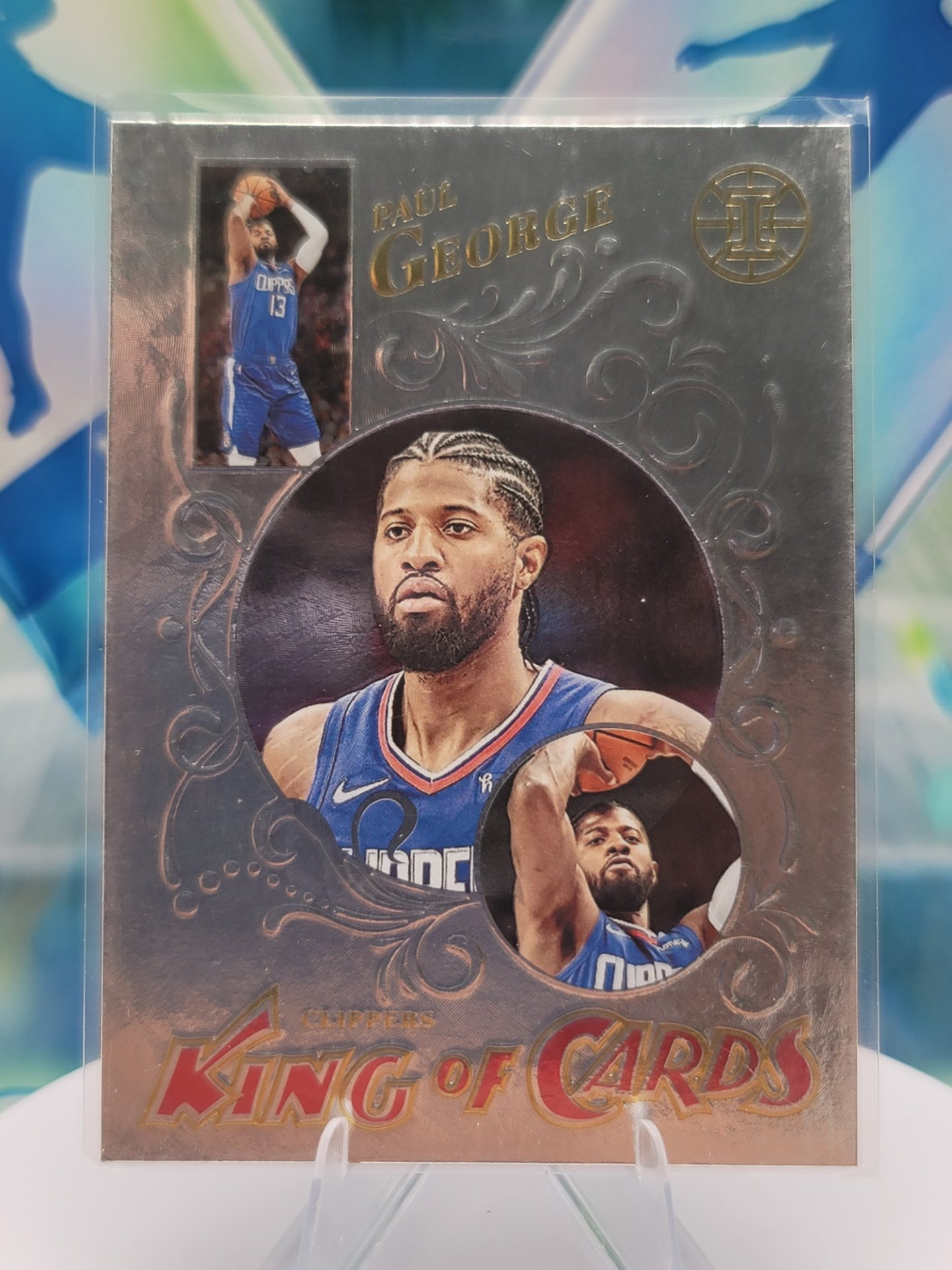 2022 Panini Illusions Paul George — 2022 Panini Illusions King of Cards Paul George