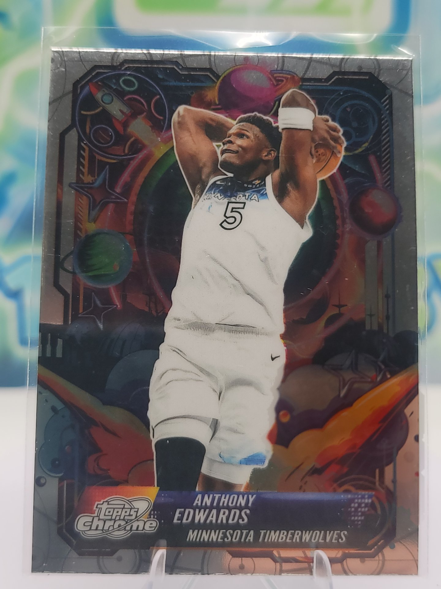 2026 Topps Cosmic Chrome Anthony Edwards — 2026 Topps Topps Chrome Propulsion Anthony Edwards