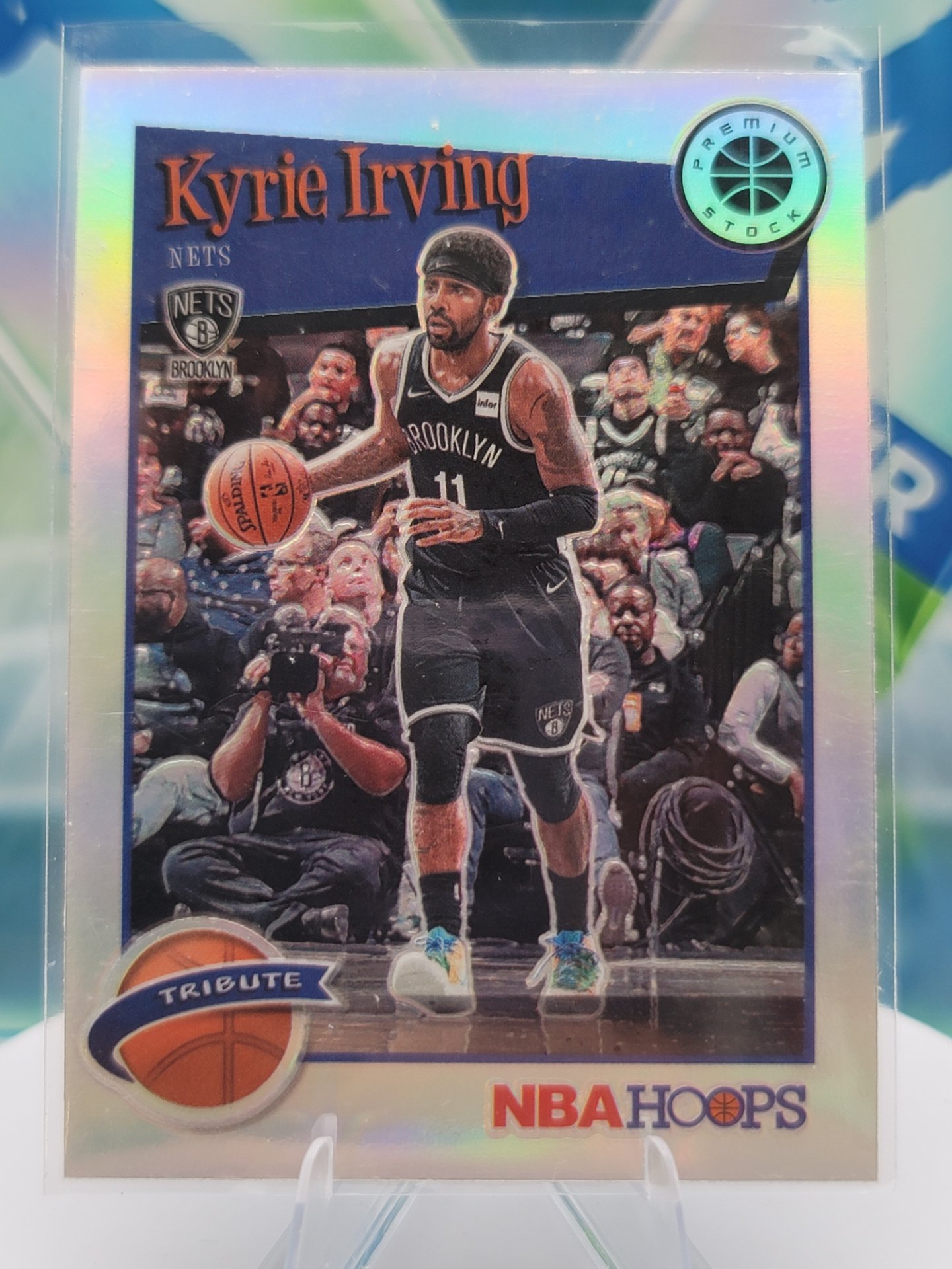2020 Panini NBA Hoops Kyrie Irving — 2020 Panini NBA Hoops Premium Stock Refractor Kyrie Irving