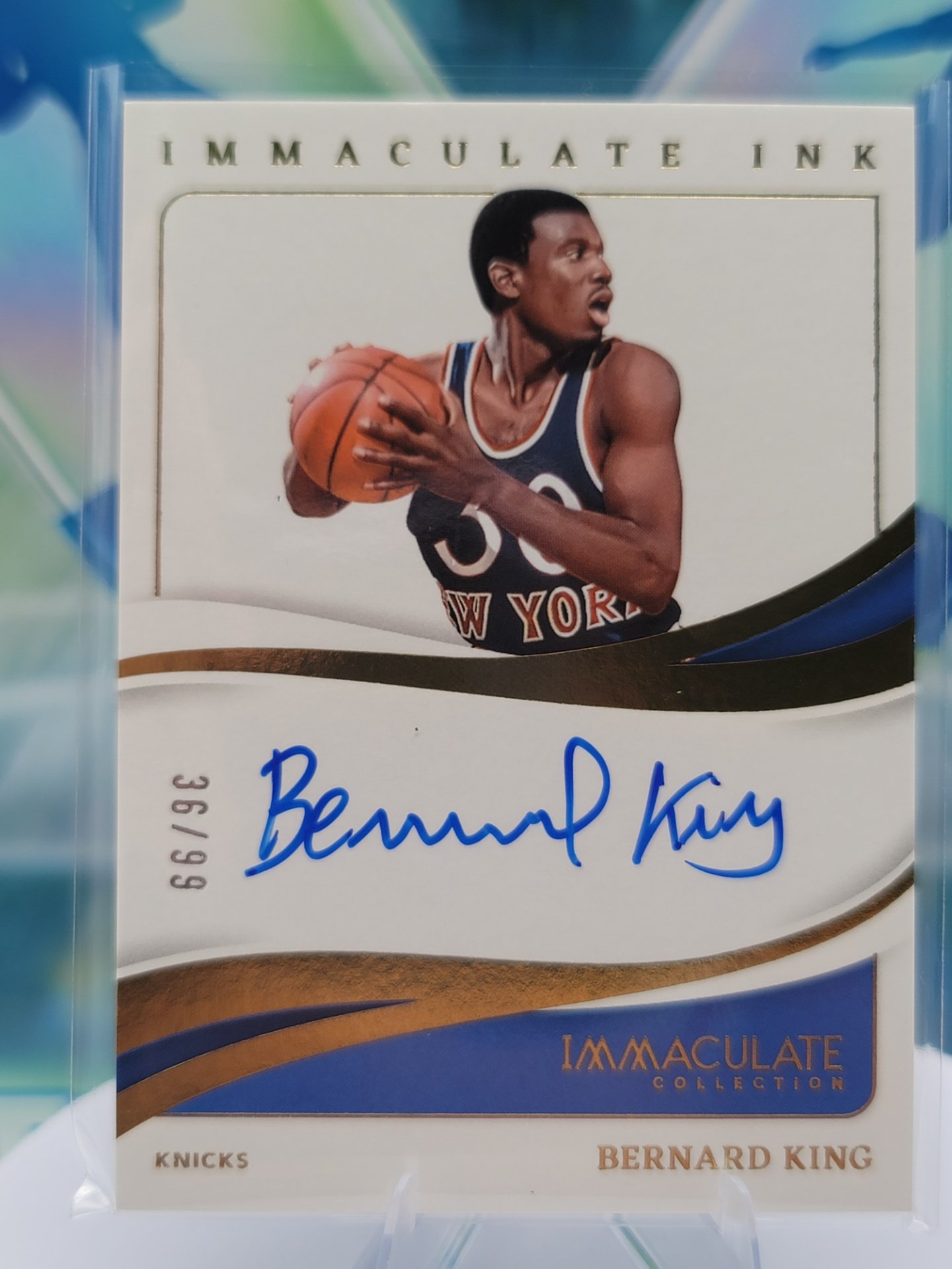 2024 Panini Immaculate Bernard King — 2024 Panini Immaculate Immaculate Ink Auto Bernard King #36 of 99 Autograph