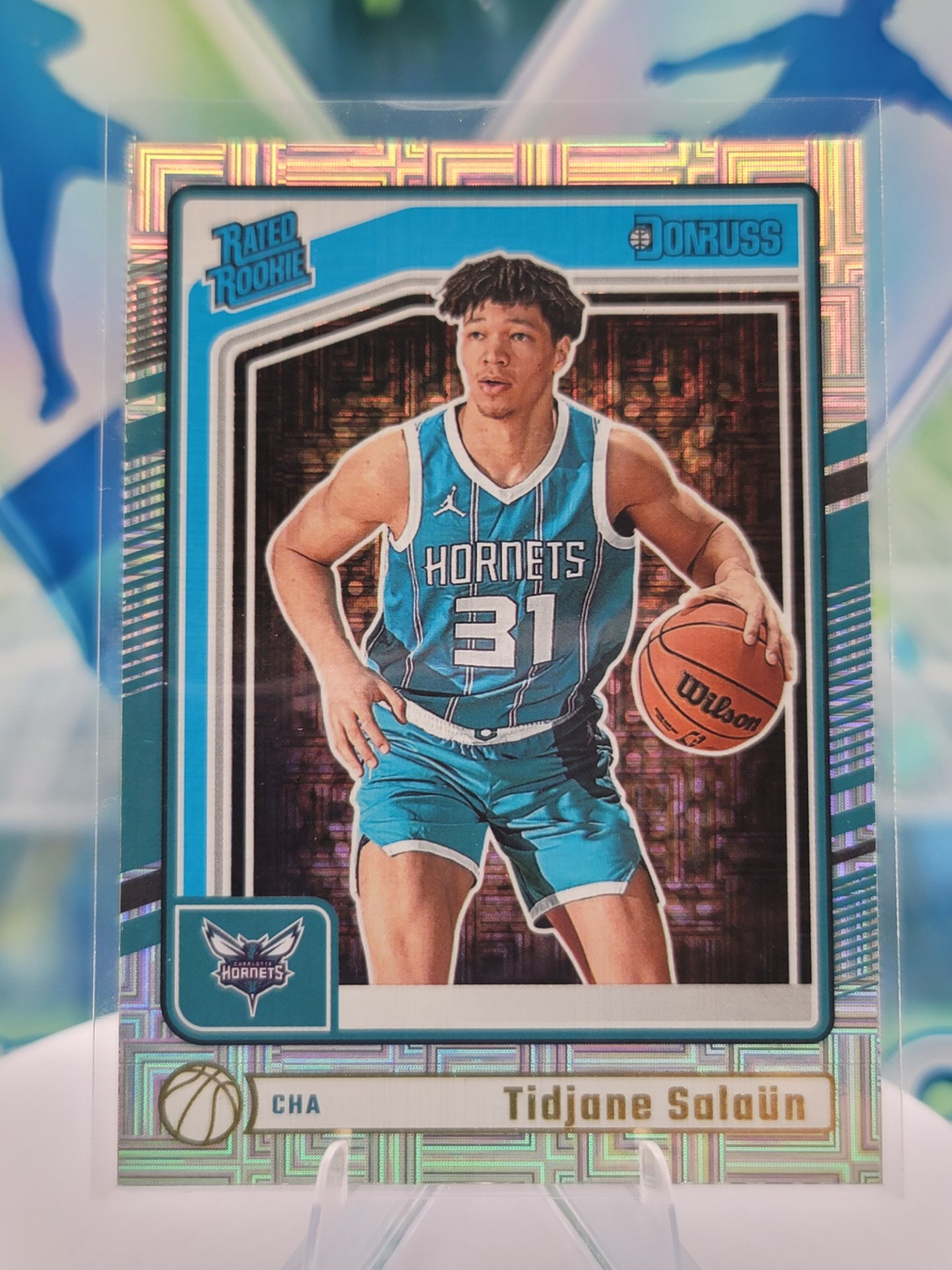 2025 Panini Donruss Tidjane Salaun — 2025 Panini Donruss Rated Rookies Mojo Refractor Tidjane Salaun Rookie