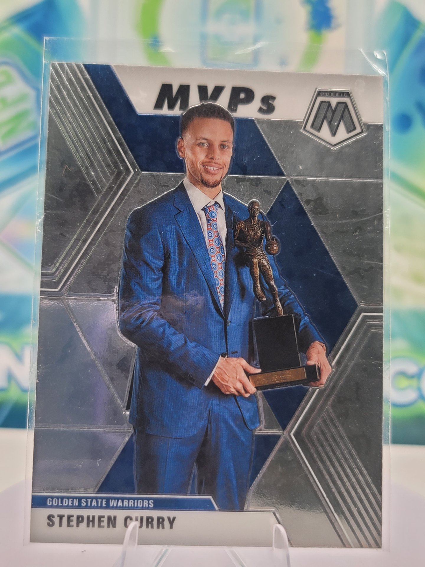 2020 Panini Mosaic Stephen Curry — 2020 Panini Mosaic MVPs Stephen Curry
