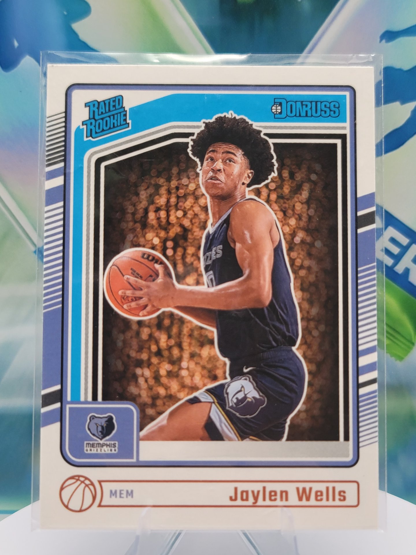 2025 Panini Donruss Jaylen Wells — 2025 Panini Donruss Rated Rookies Jaylen Wells Rookie