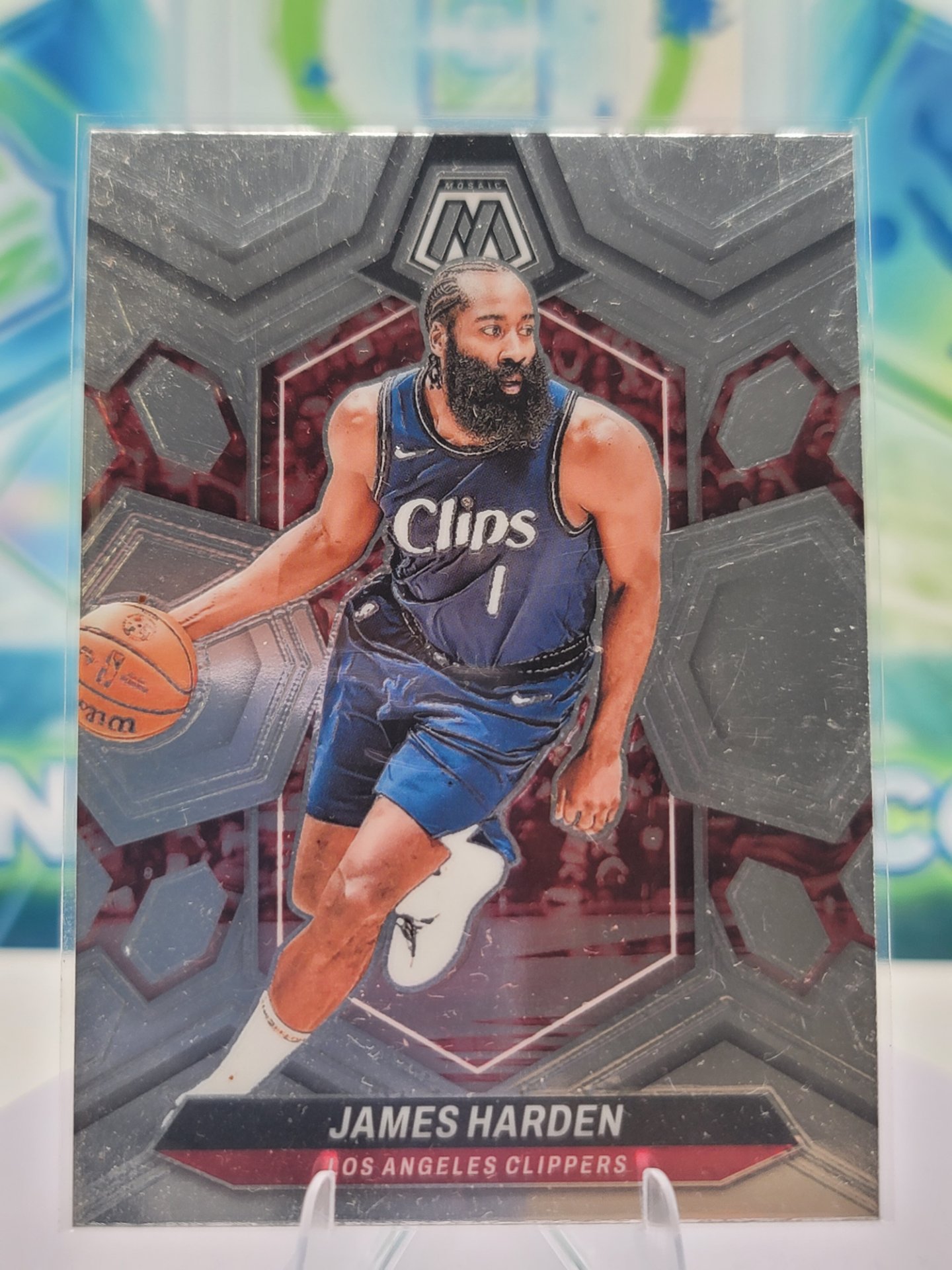 2024 Panini Mosaic James Harden — 2024 Panini Mosaic Base James Harden