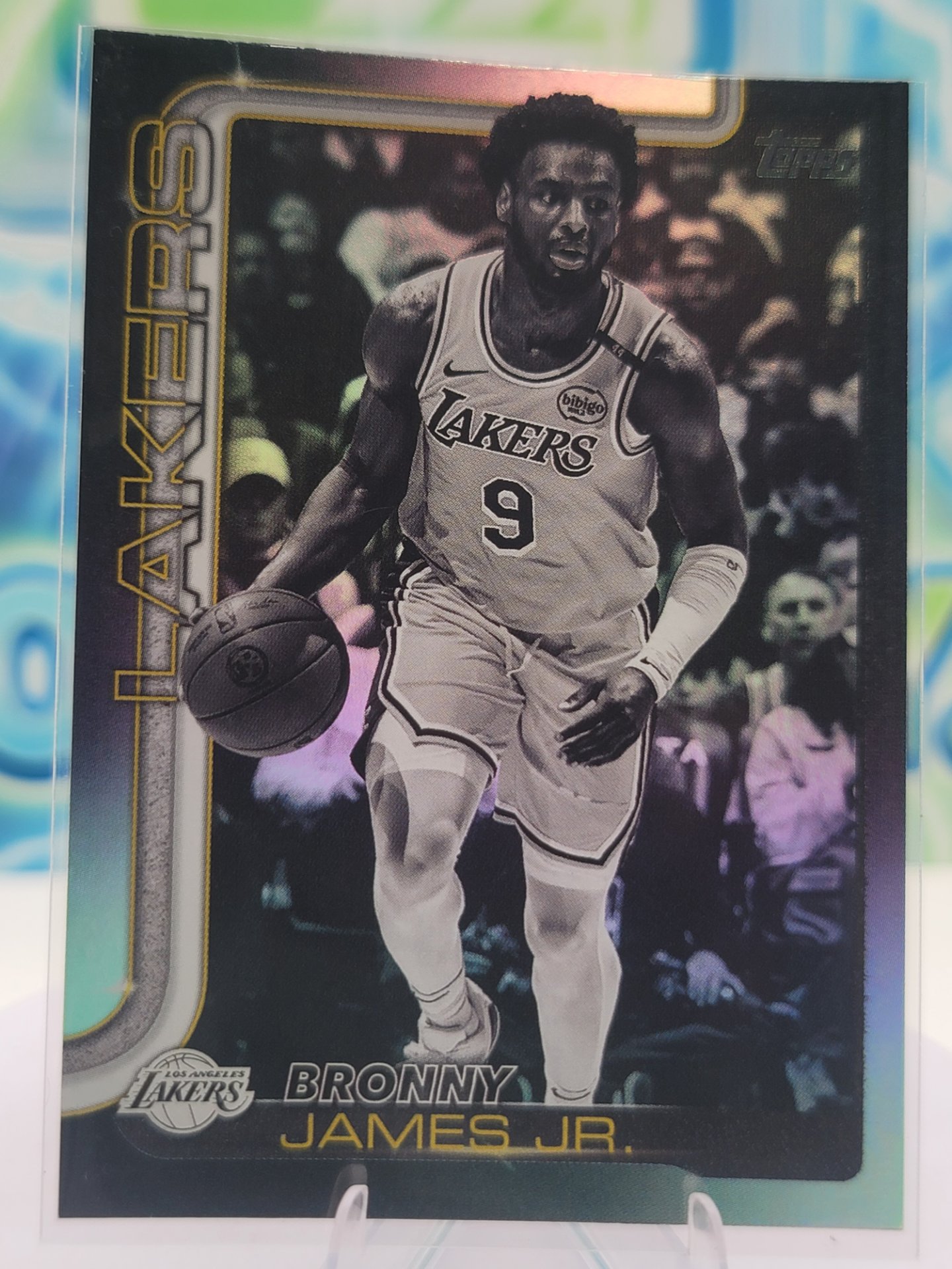 2025 Topps Topps Flagship Bronny James Jr — 2025 Topps Topps Flagship Blackout Bronny James Jr