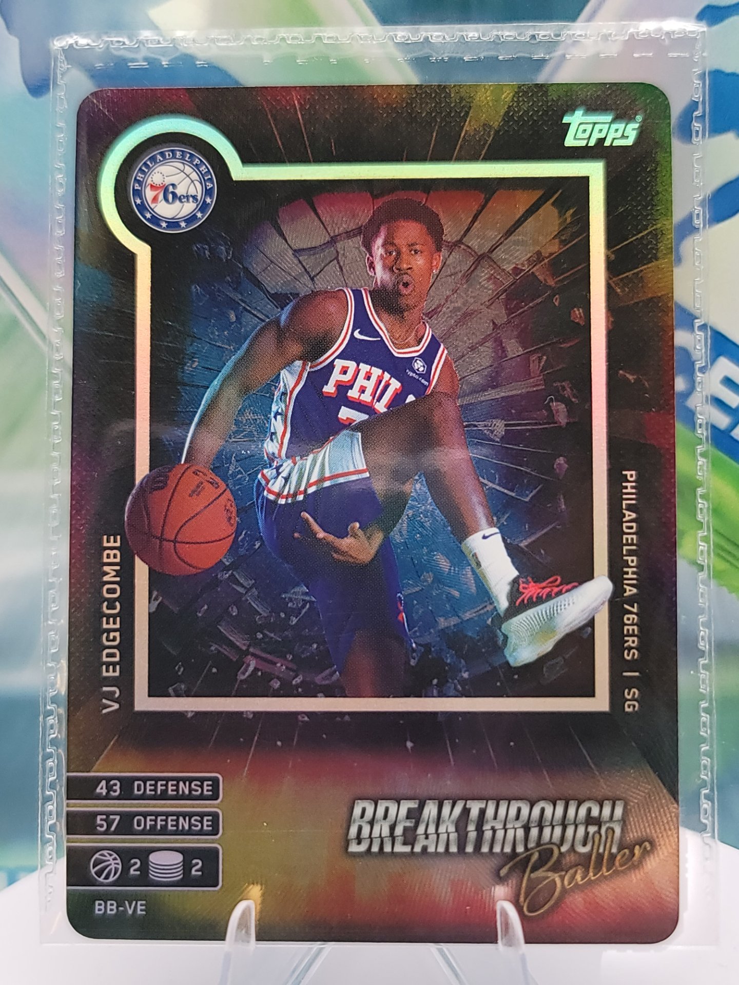 2025 Topps Match Attax Vj Edgecombe — 2025 Topps Match Attax Breakthrough Baller Vj Edgecombe