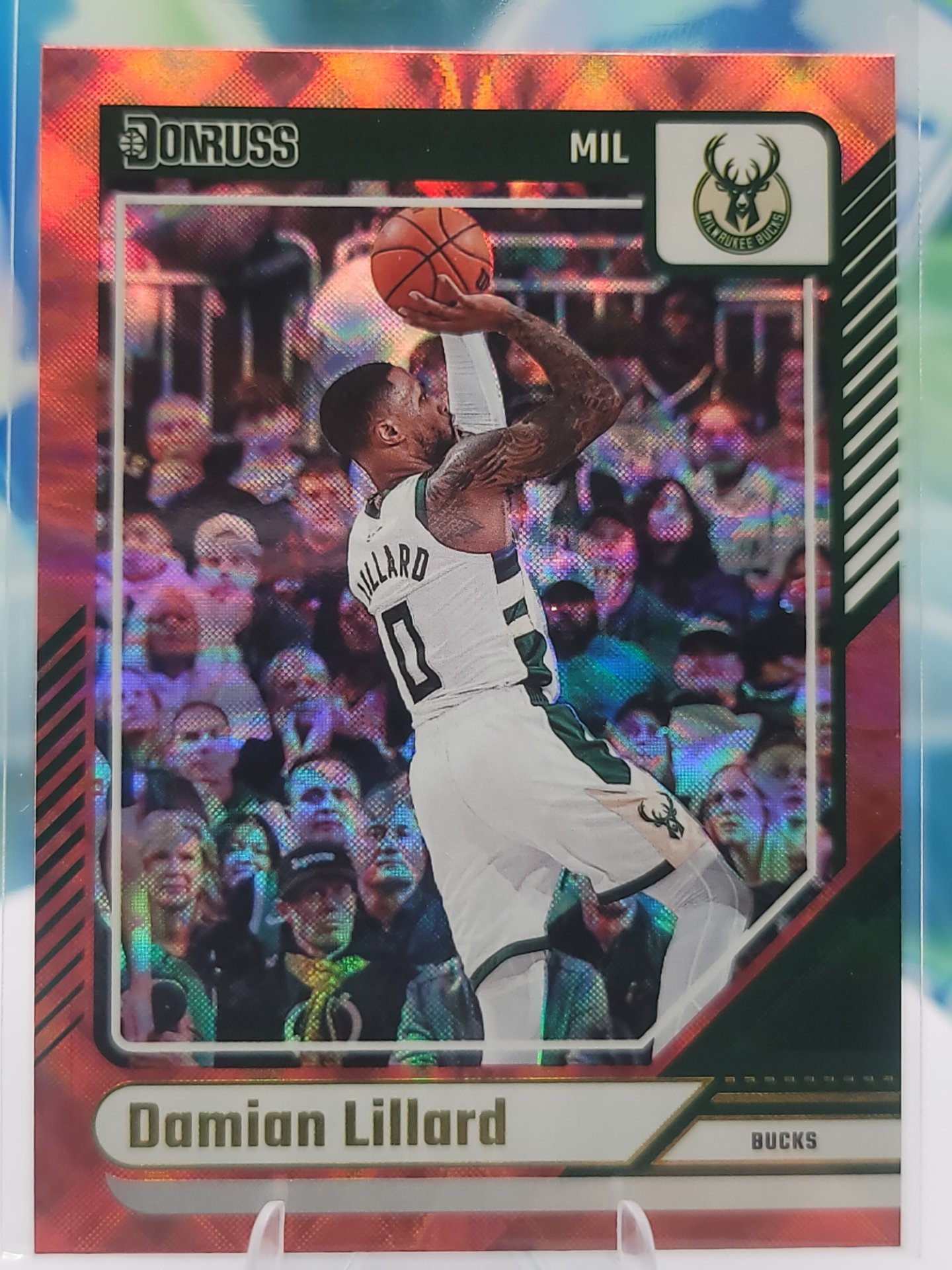 2025 Panini Donruss Damian Lillard  — 2025 Panini Donruss Red Wedges Damian Lillard