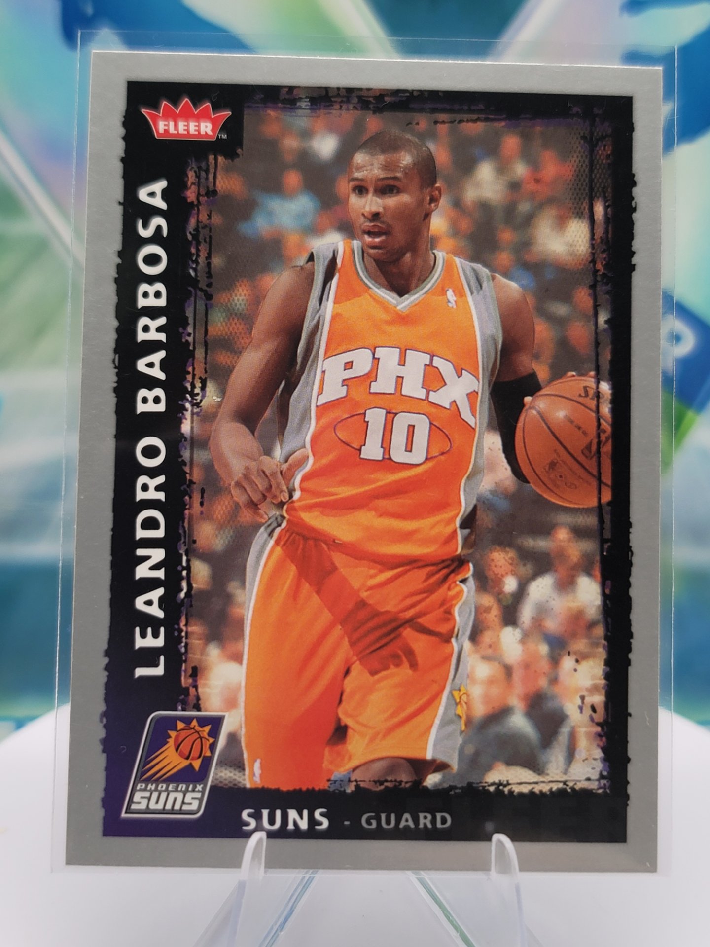 2009 Fleer Leandro Barbosa — 2009 Fleer Base Leandro Barbosa