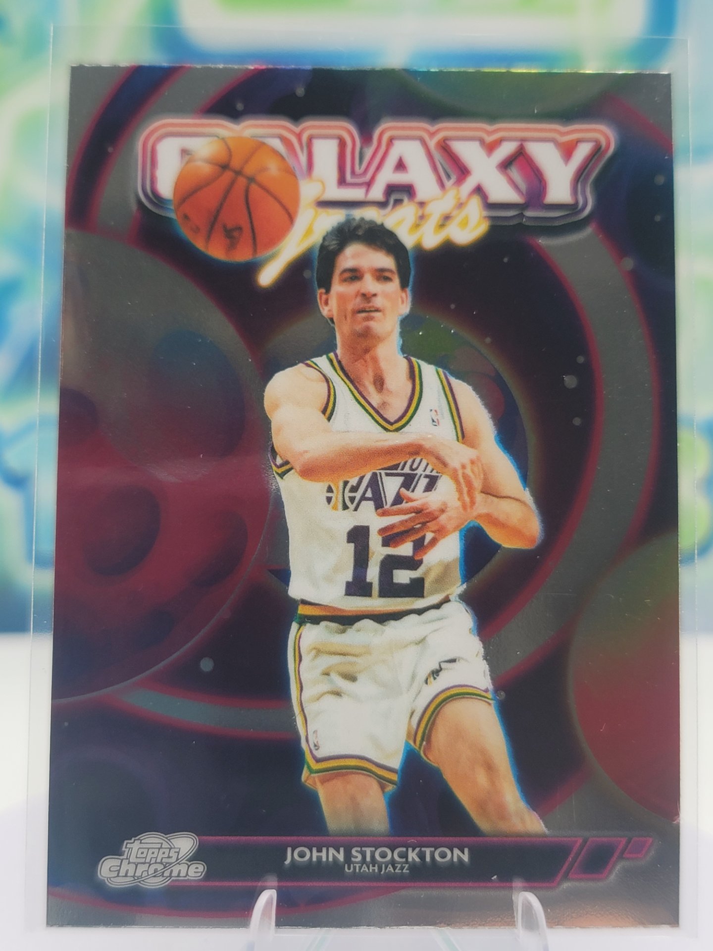 2026 Topps Cosmic Chrome John Stockton — 2026 Topps Cosmic Chrome Galaxy Greats John Stockton