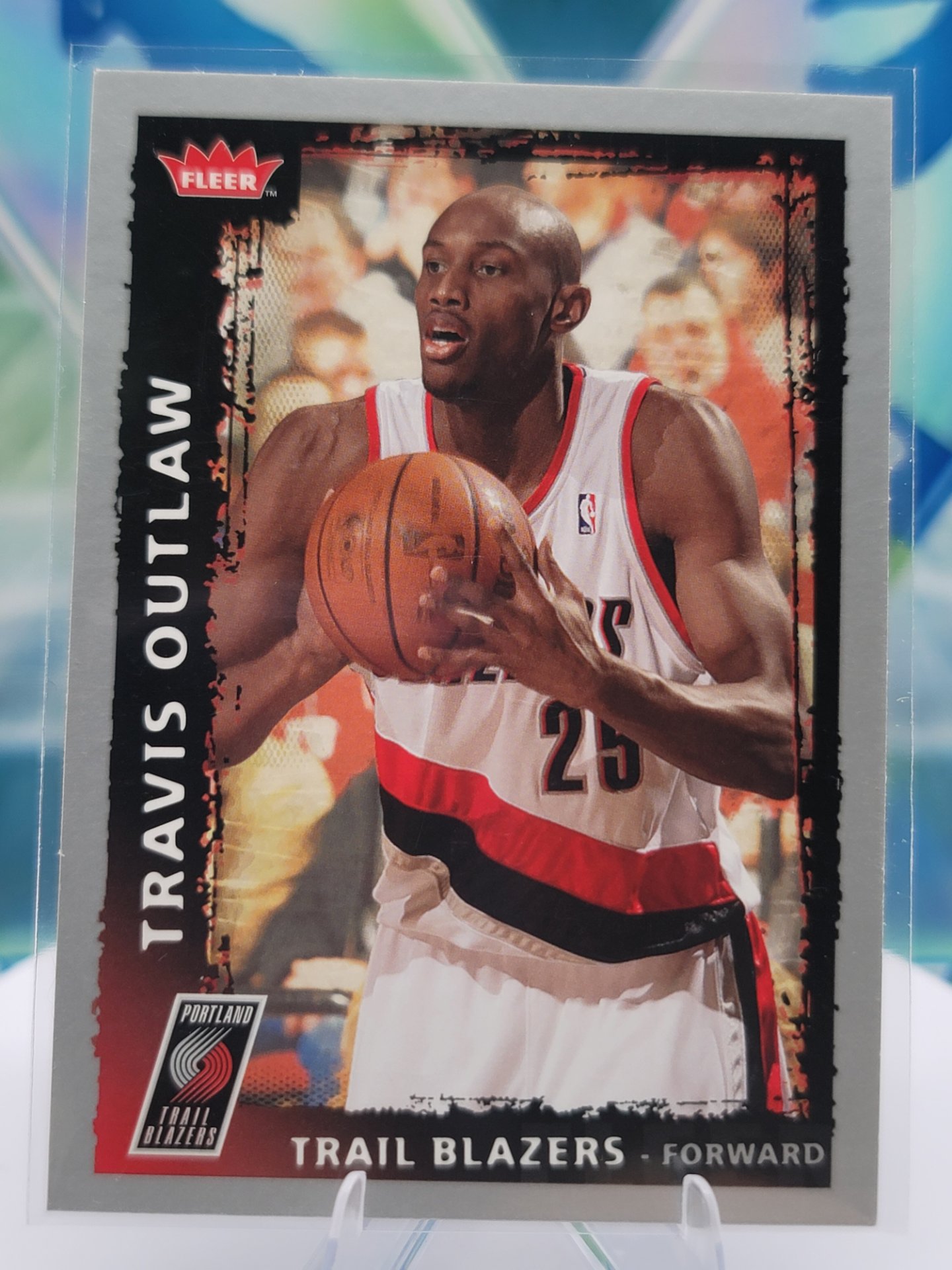 2009 Fleer Travis Outlaw — 2009 Fleer Base Travis Outlaw
