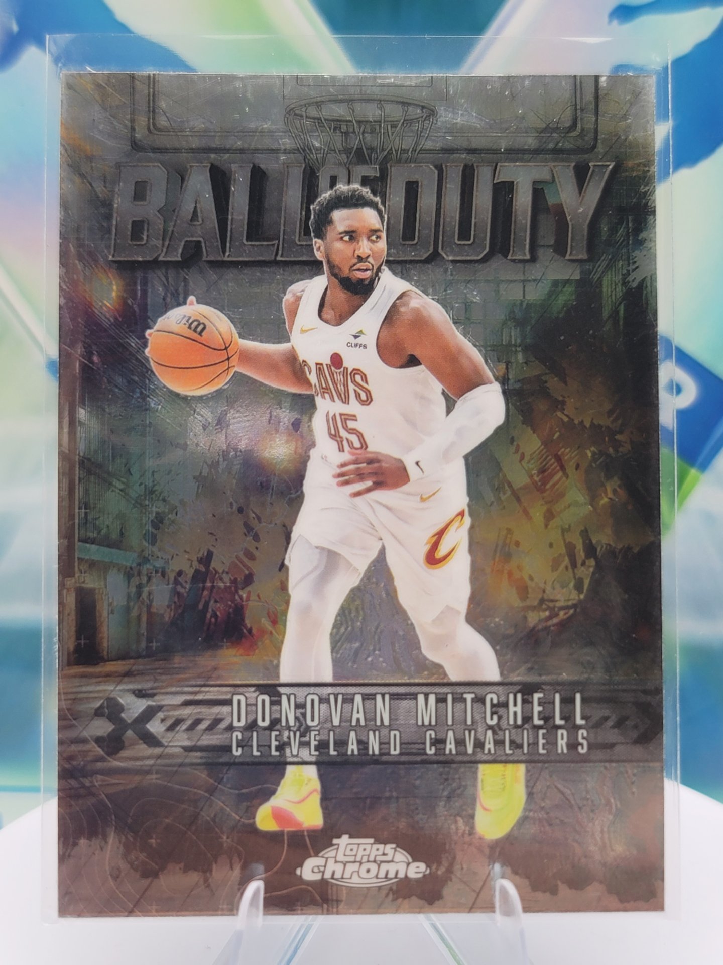 2025 Topps Topps Chrome Donovan Mitchell — 2025 Topps Topps Chrome Ball of Duty Donovan Mitchell