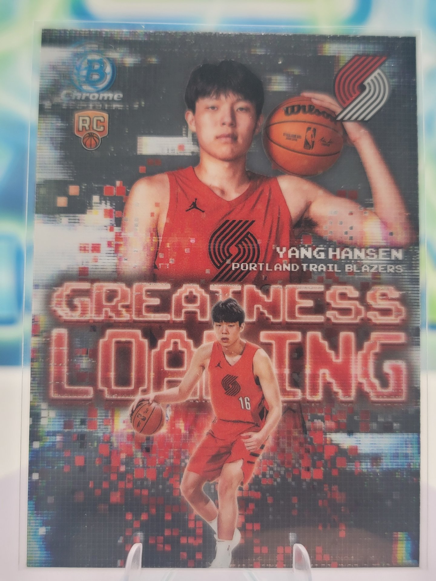 2025 Topps Bowman Yang Hansen — 2025 Topps Bowman Chrome Greatness Loading Yang Hansen Rookie