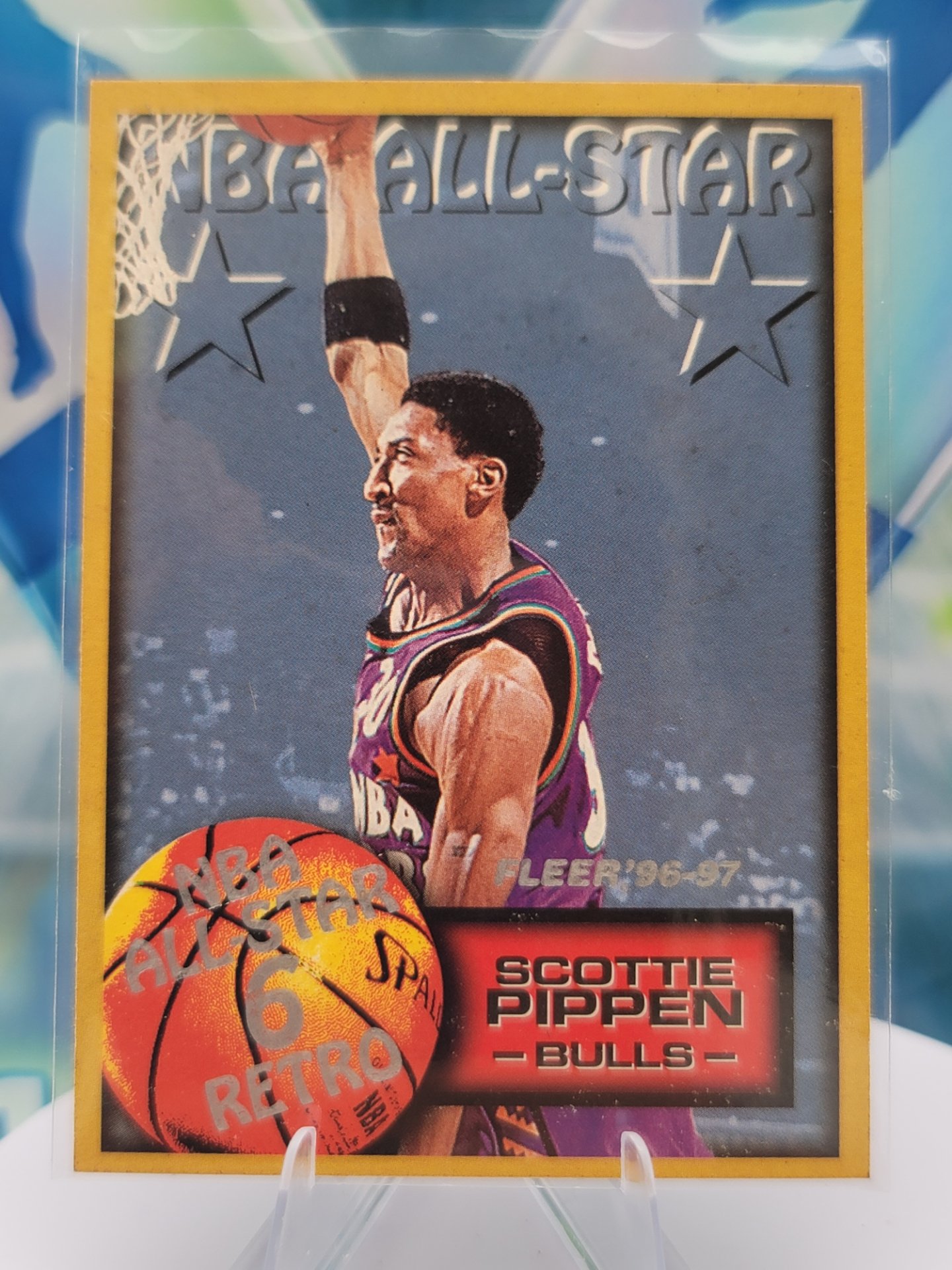 1997 Fleer Scottie Pippen — 1997 Fleer NBA All-Star 6 Retro Scottie Pippen
