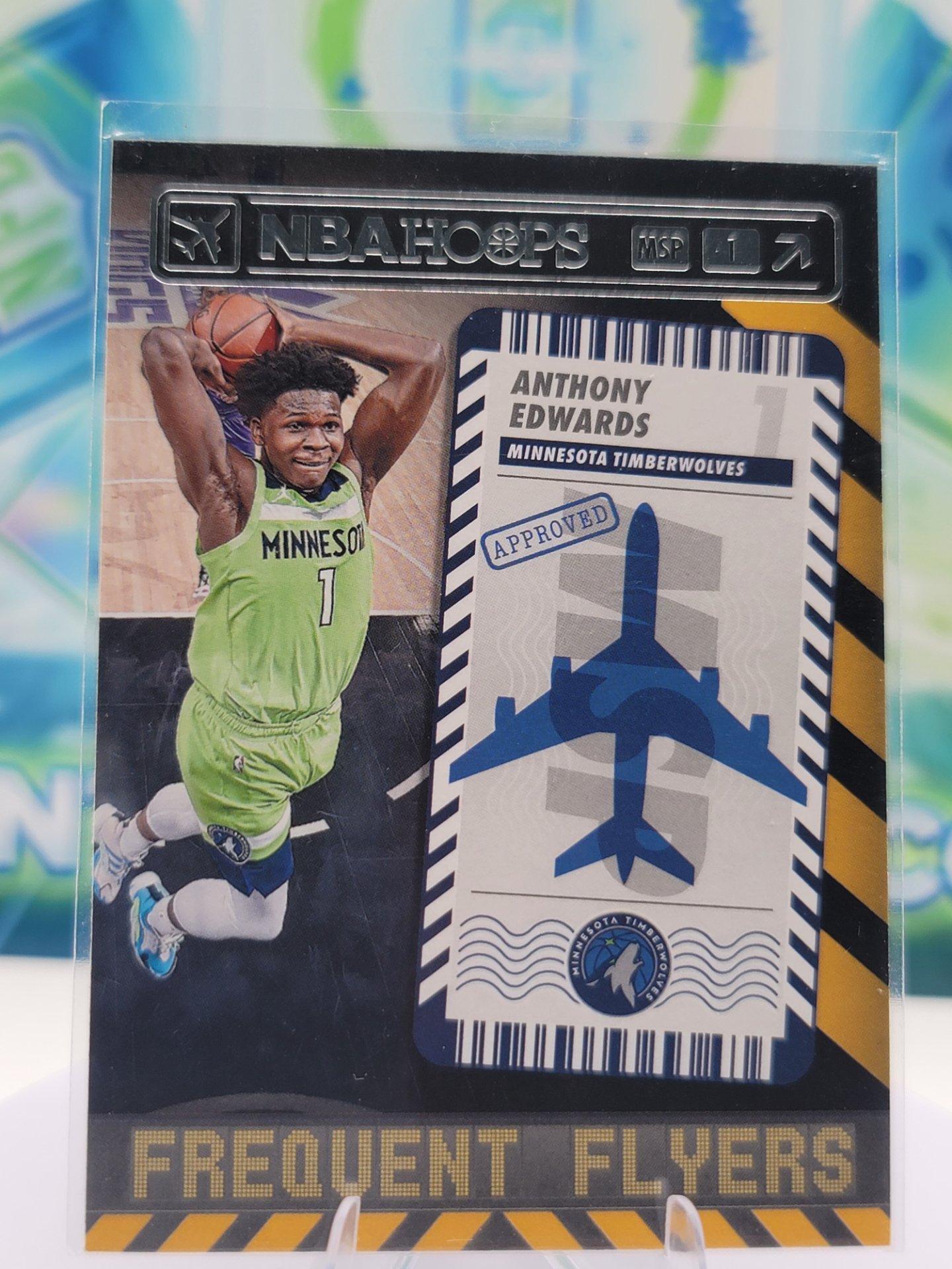2022 Panini NBA Hoops Anthony Edwards — 2022 Panini NBA Hoops Frequent Flyers Anthony Edwards