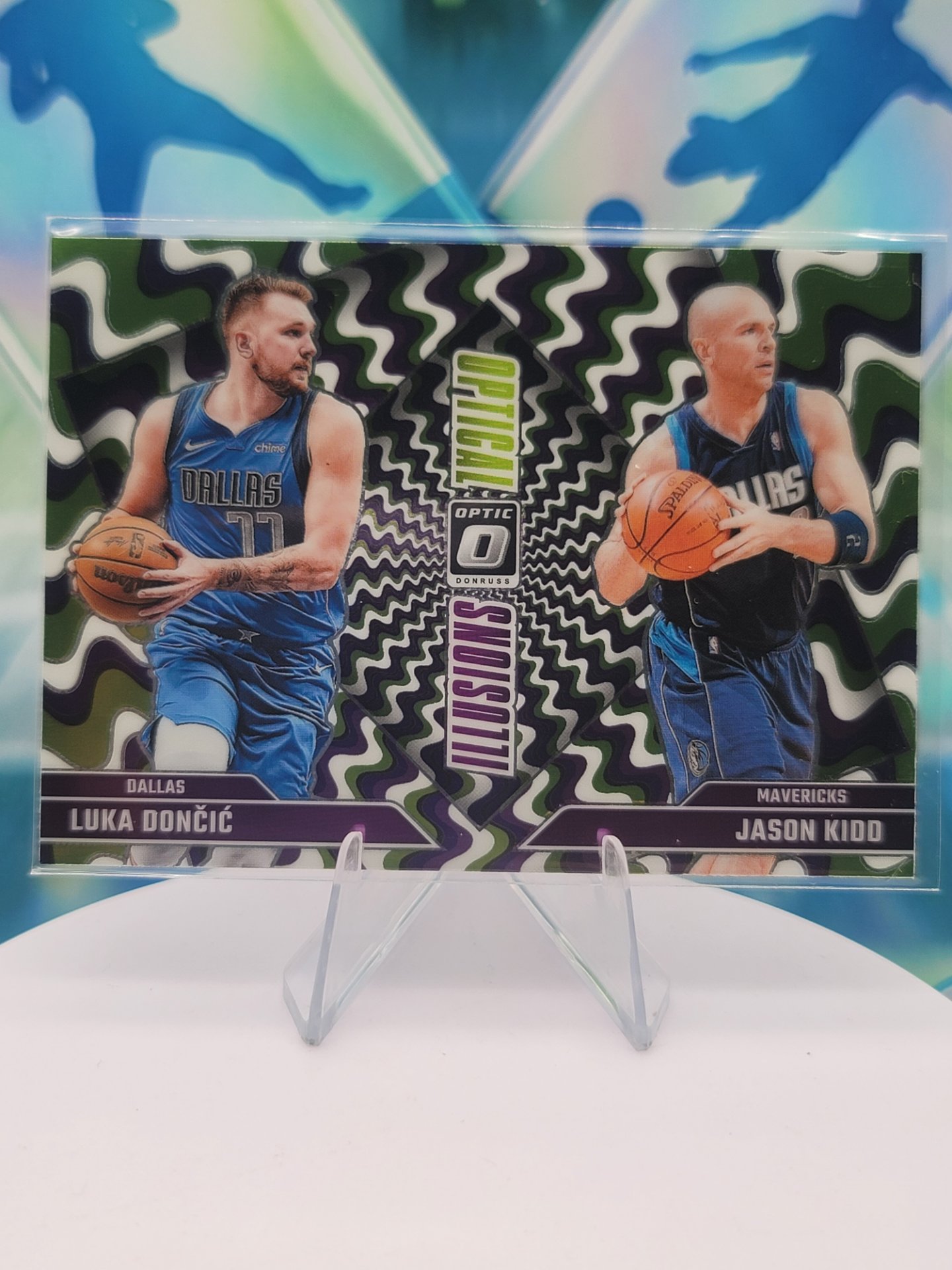 2025 Panini Donruss Optic Luka Doncic / Jason Kidd — 2025 Panini Donruss OpticOptical Illusions Luka Doncic / Jason Kidd