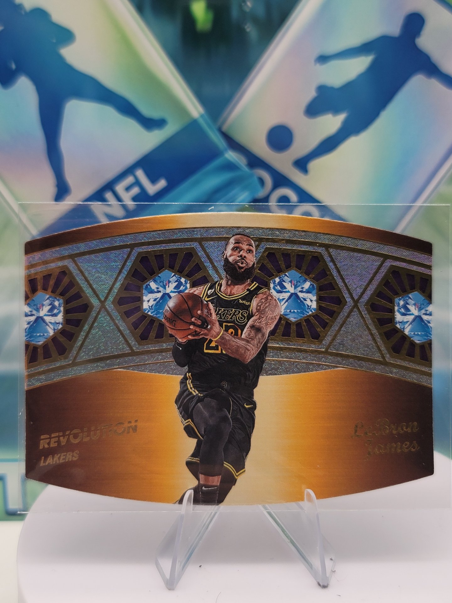 2025 Panini Revolution LeBron James — 2025 Panini Revolution Die-cut LeBron James #54 of 125