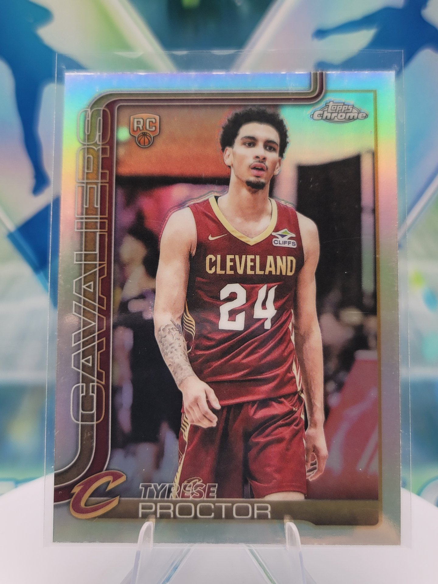 2025 Topps Topps Chrome Tyrese Proctor — 2025 Topps Topps Chrome Refractor Tyrese Proctor Rookie