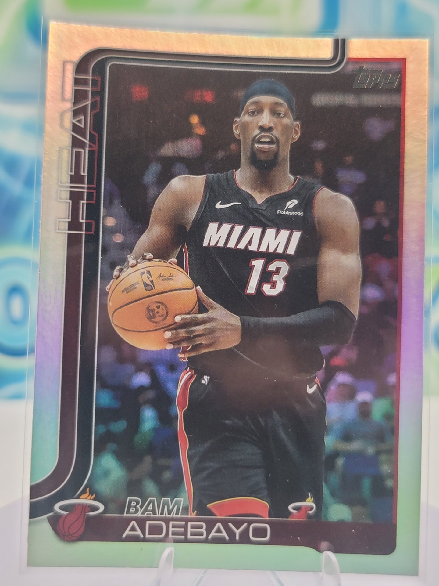 2025 Topps Topps Flagship Bam Adebayo — 2025 Topps Topps Flagship Refractor Bam Adebayo