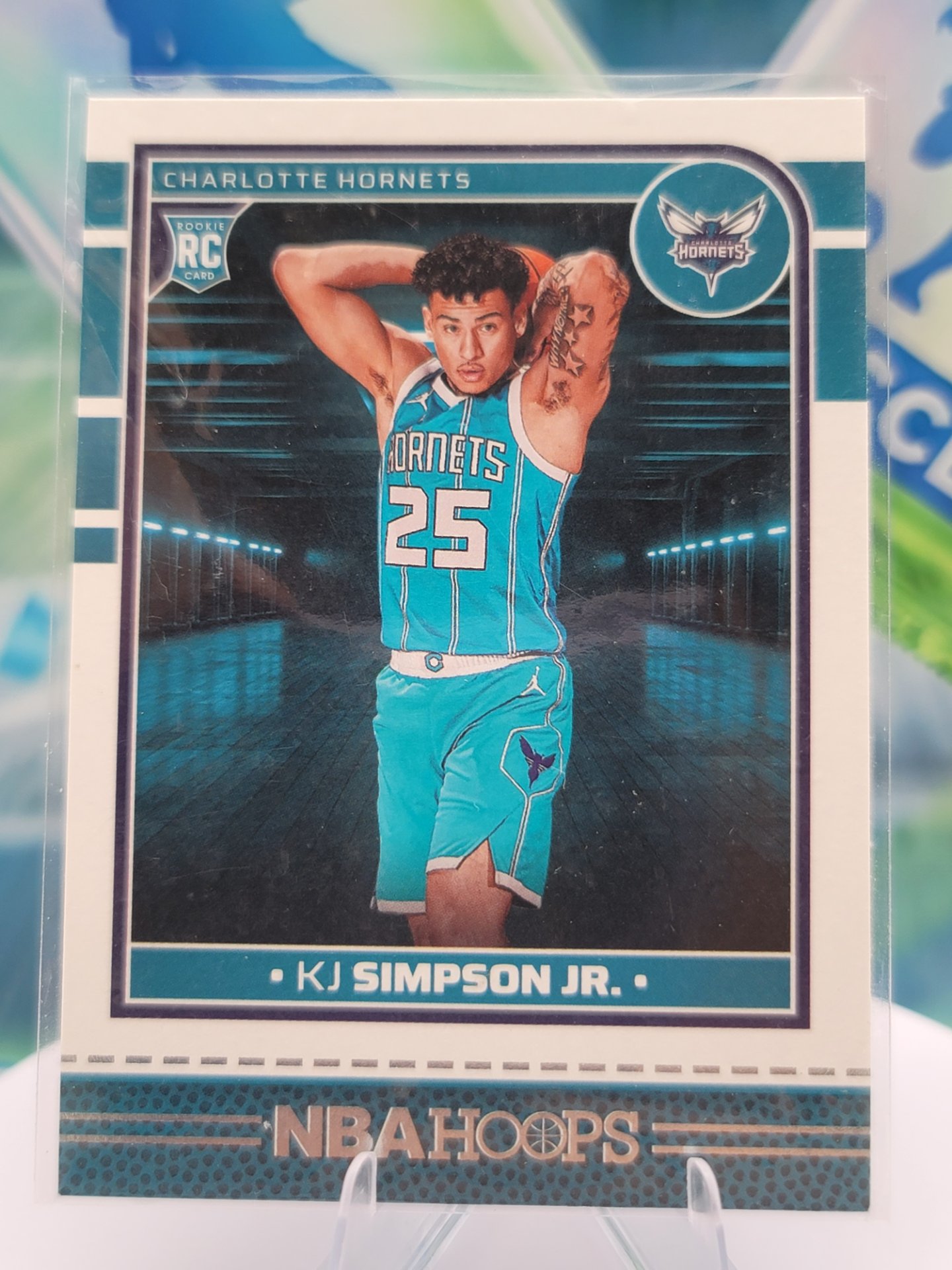 2025 Panini NBA Hoops Kj Simpson Jr. — 2025 Panini NBA Hoops Base Kj Simpson Jr. Rookie
